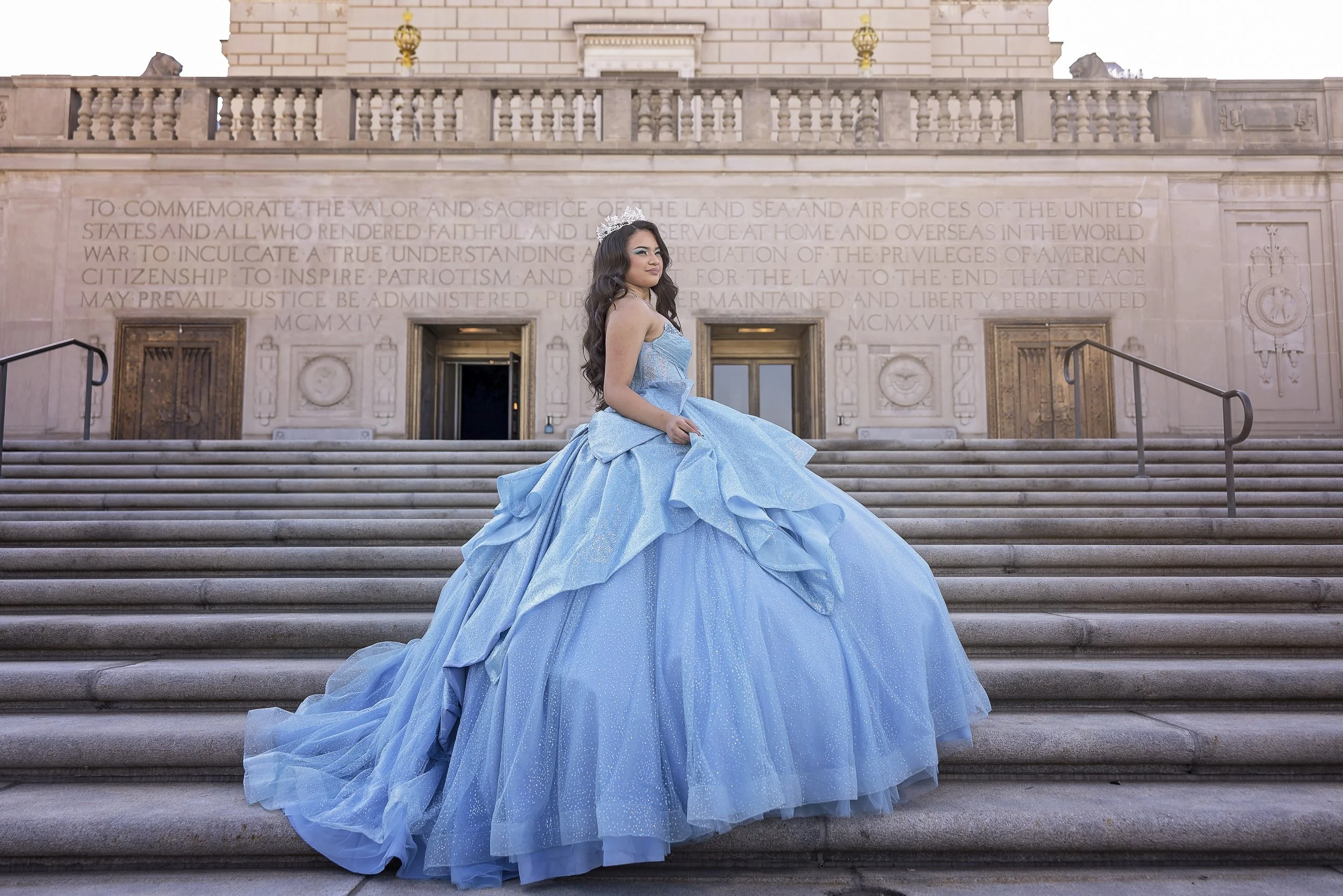 Quinceañera photography session at the White River Canal historic building in Indianapolis IN – Sweet 15 portraits by Eli Mestas