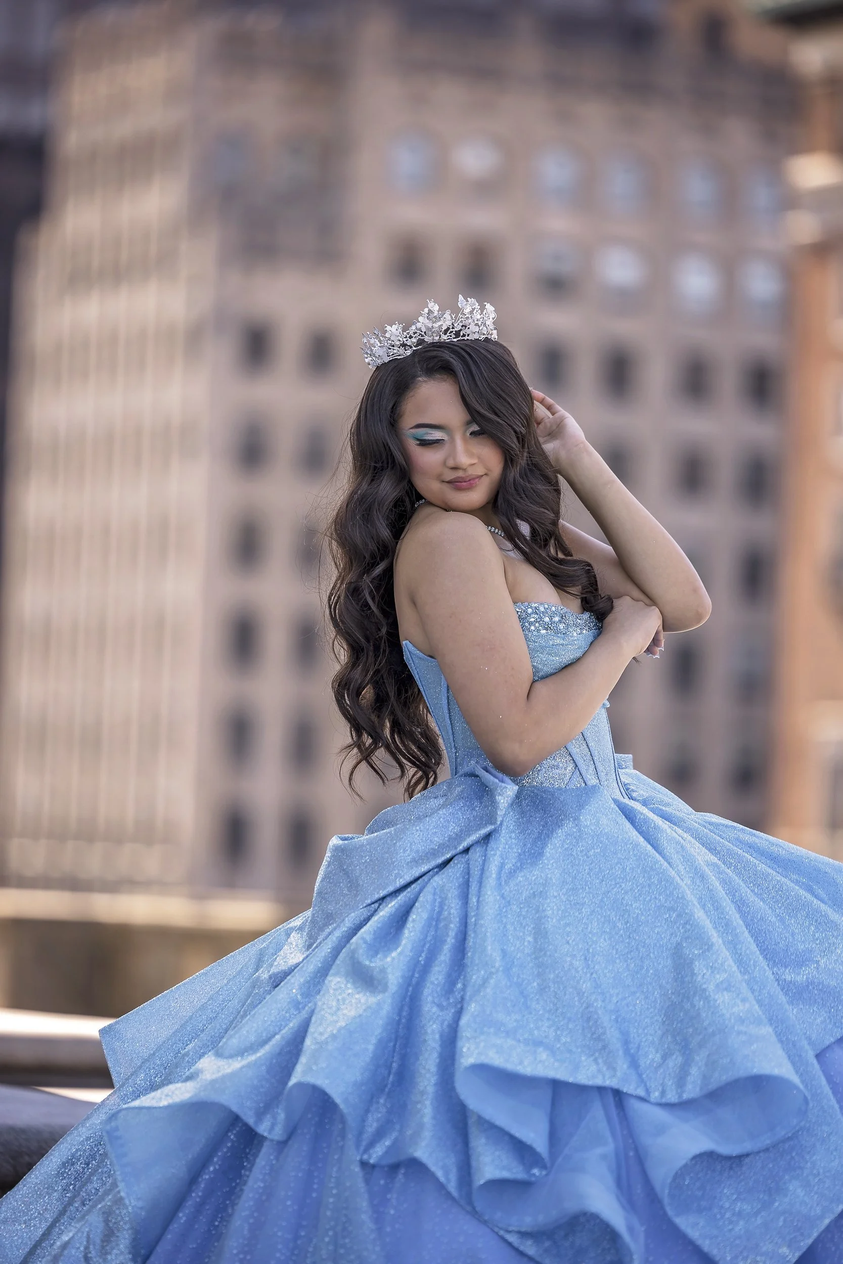 Quinceañera photography session at the White River Canal historic building in Indianapolis IN – Sweet 15 portraits by Eli Mestas