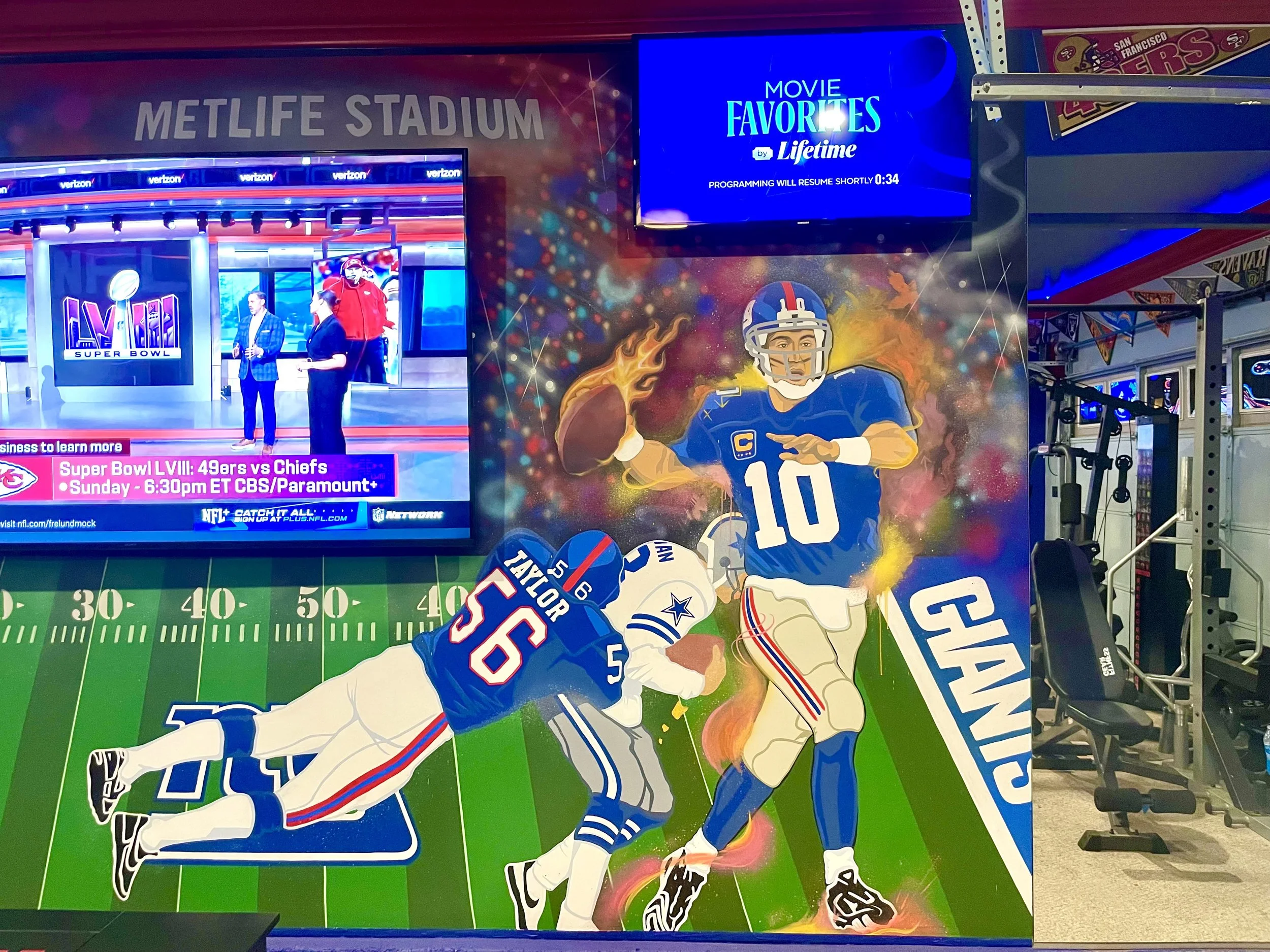 NY Giants Mancave