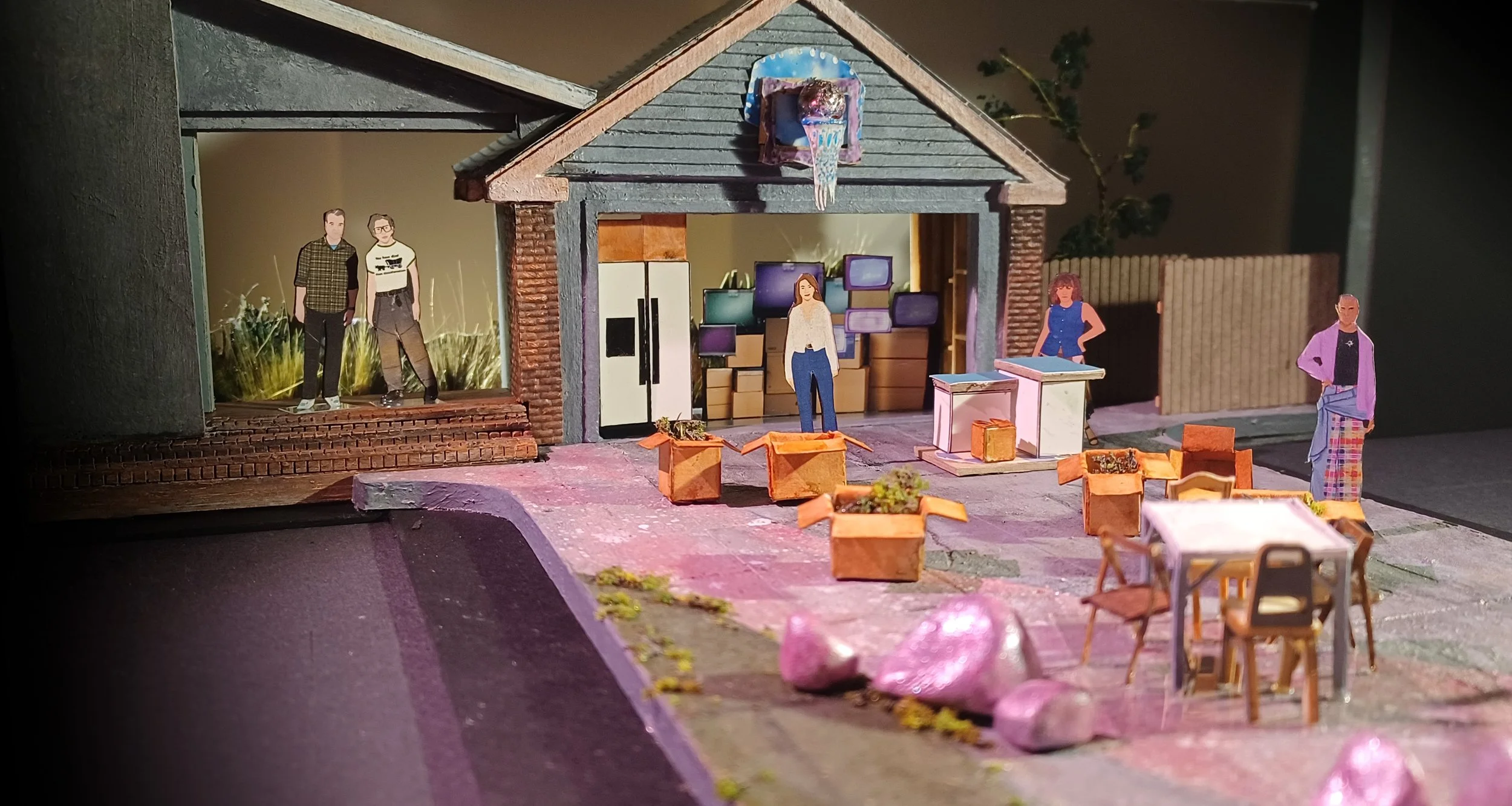 1/4" Scale Model- YOU ARE CORDIALLY INVITED TO THE END OF THE WORLD- created for Sibyl Wickersheimer