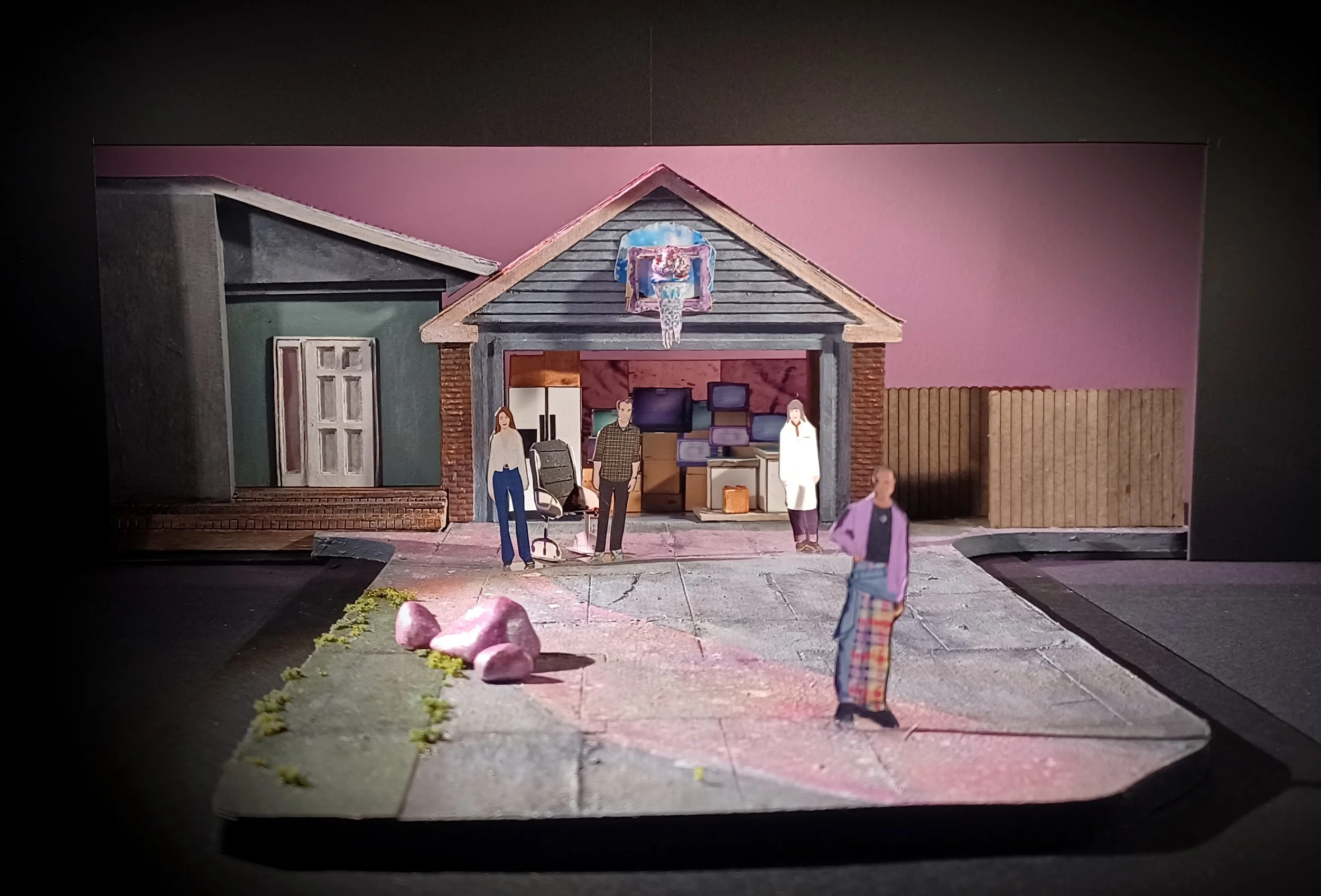 1/4" Scale Model- YOU ARE CORDIALLY INVITED TO THE END OF THE WORLD- created for Sibyl Wickersheimer