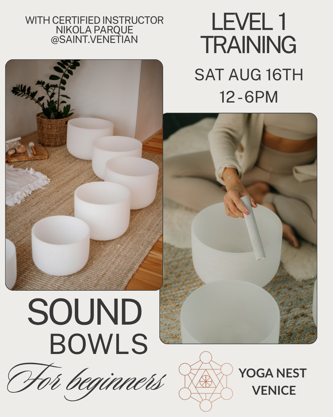 Sound Bowl Training (Level 1)