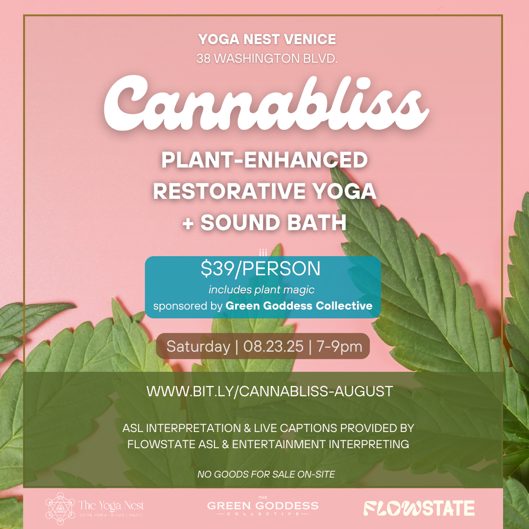 cannabliss: uplifted restorative yoga + sound bath