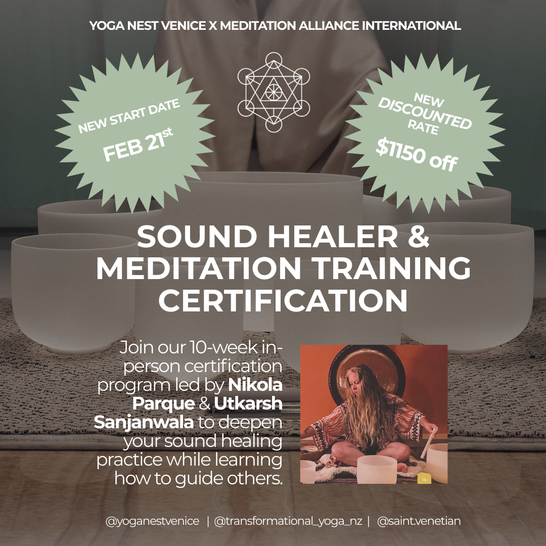 sound healing meditation training certification
