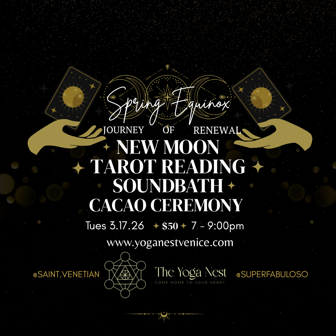 Spring Equinox Soundbath, Tarot + Cacao Ceremony