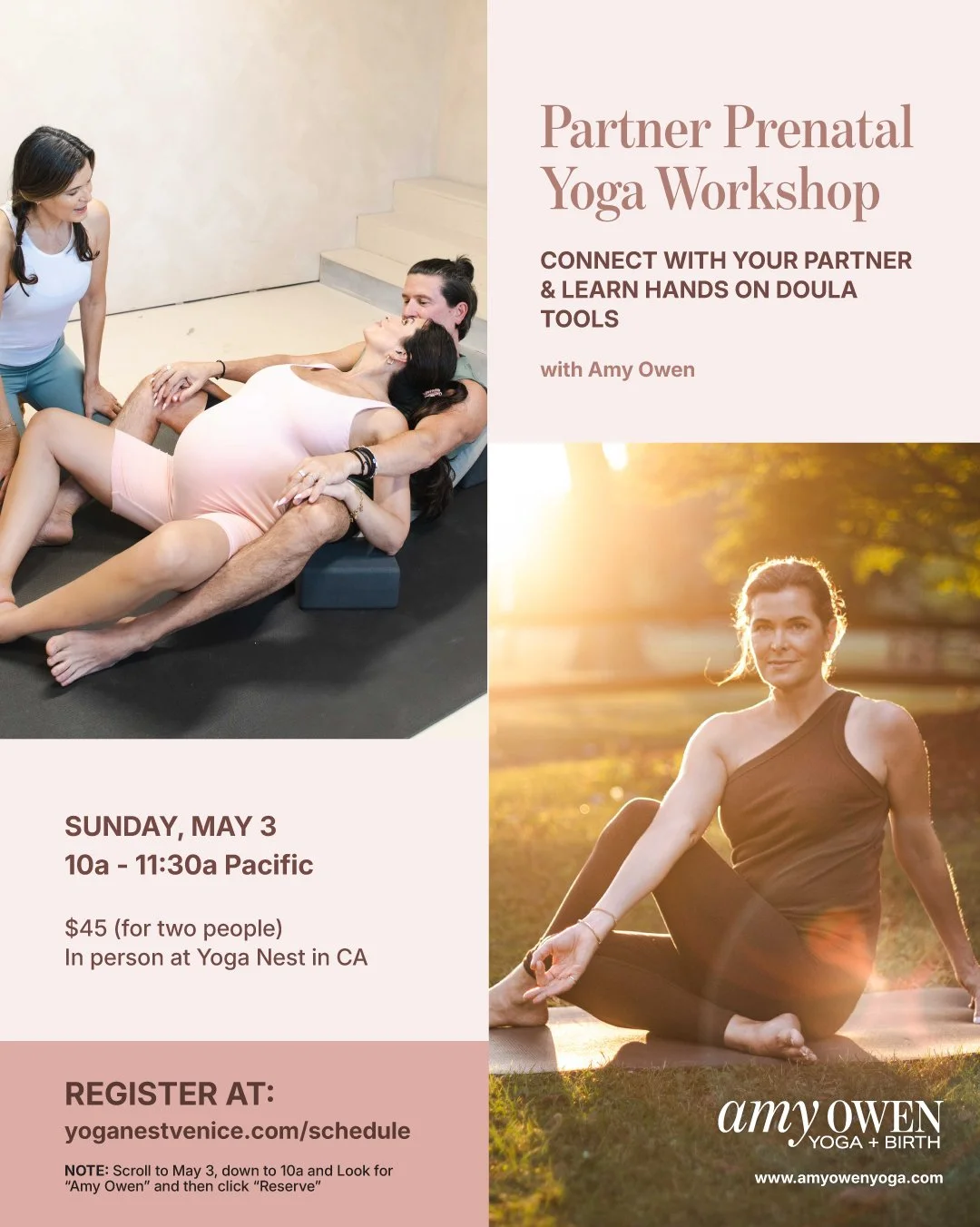 Partner Prenatal Yoga Workshop