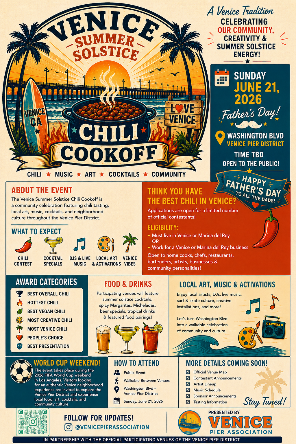 Venice Pier Chili Cookoff! A Free Neighborhood Event