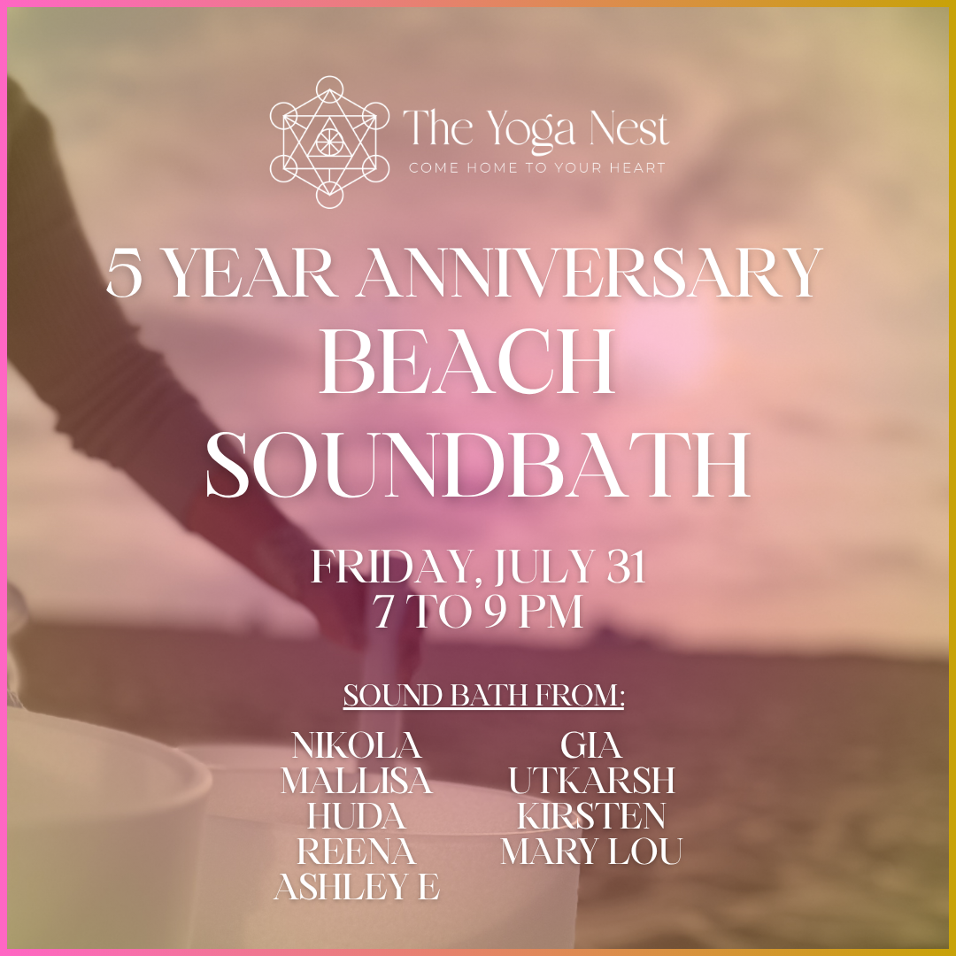 *5 Year Anniversary* Sunset Beach Soundbath