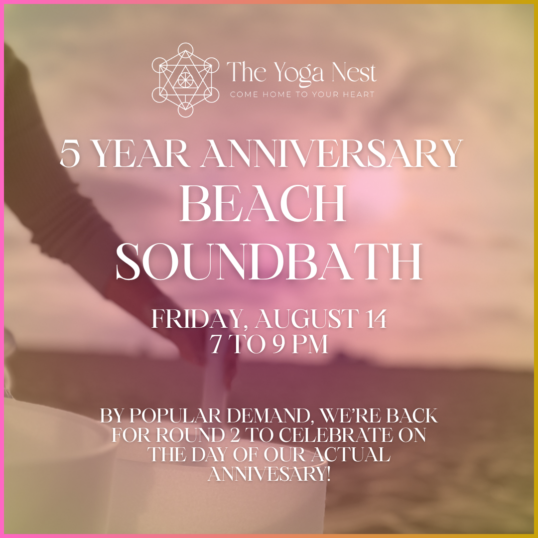 *5 Year Anniversary* Sunset Beach Soundbath (Encore!)