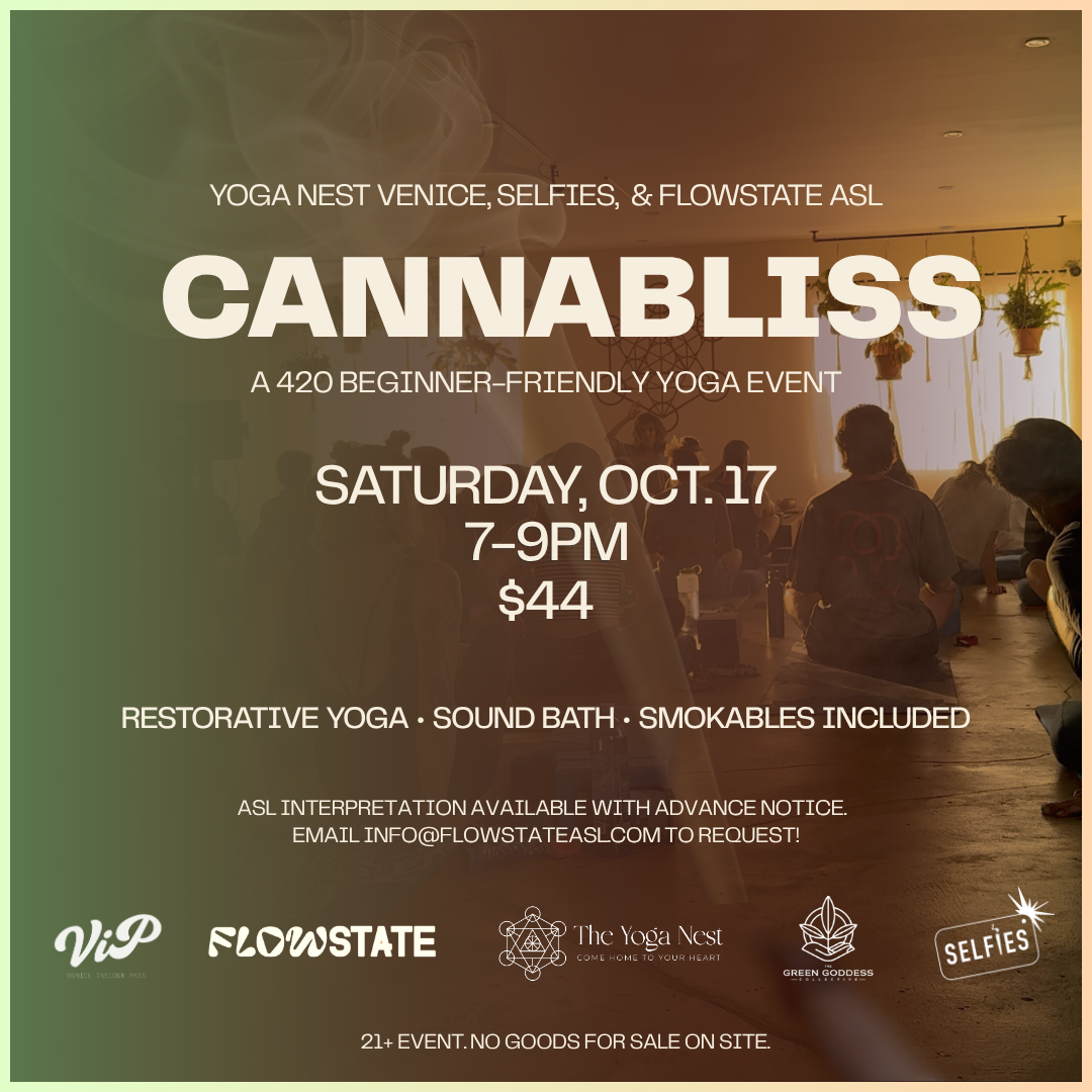 cannabliss: 420 slow flow yoga + sound bath
