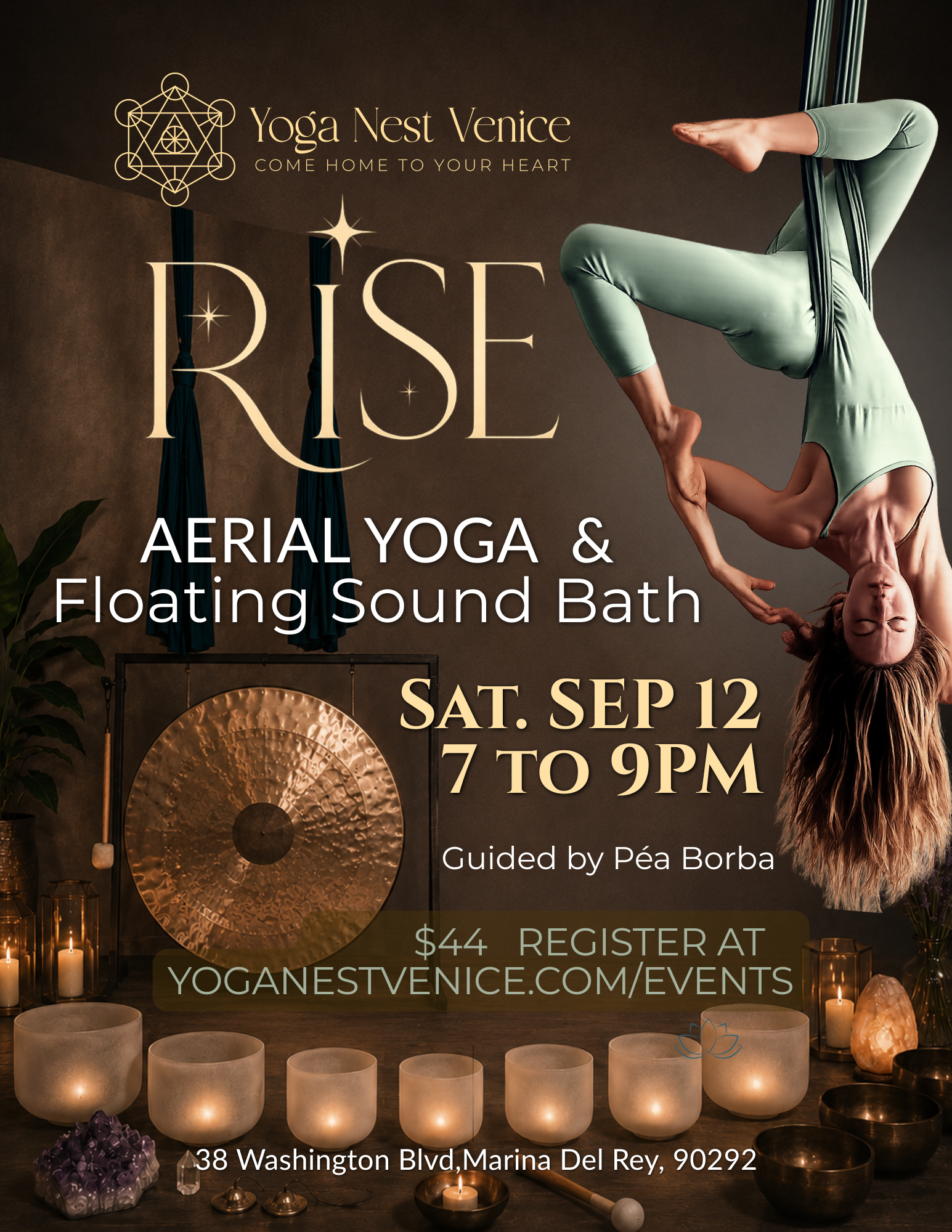 RISE: Aerial Yoga w/ Floating Soundbath