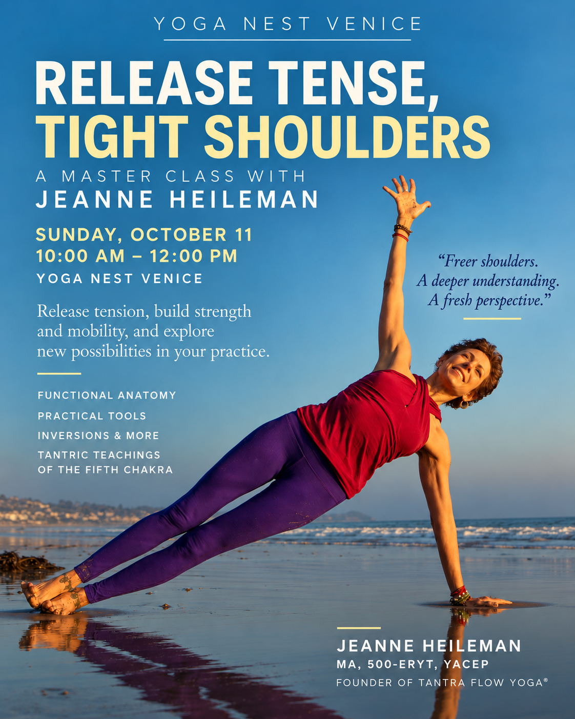 RELEASE TENSE, TIGHT SHOULDERS