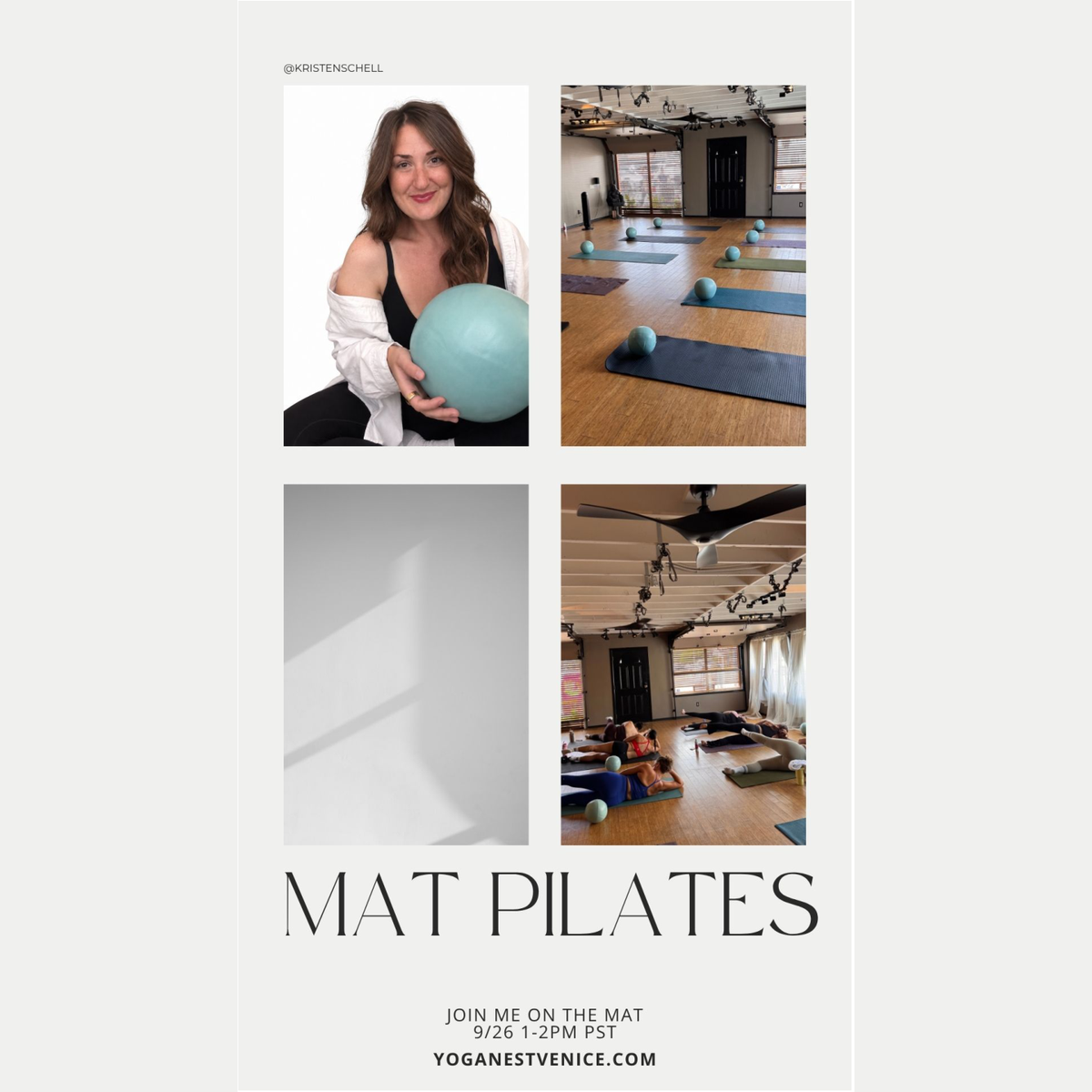 Mat Pilates w/ Kristen S.