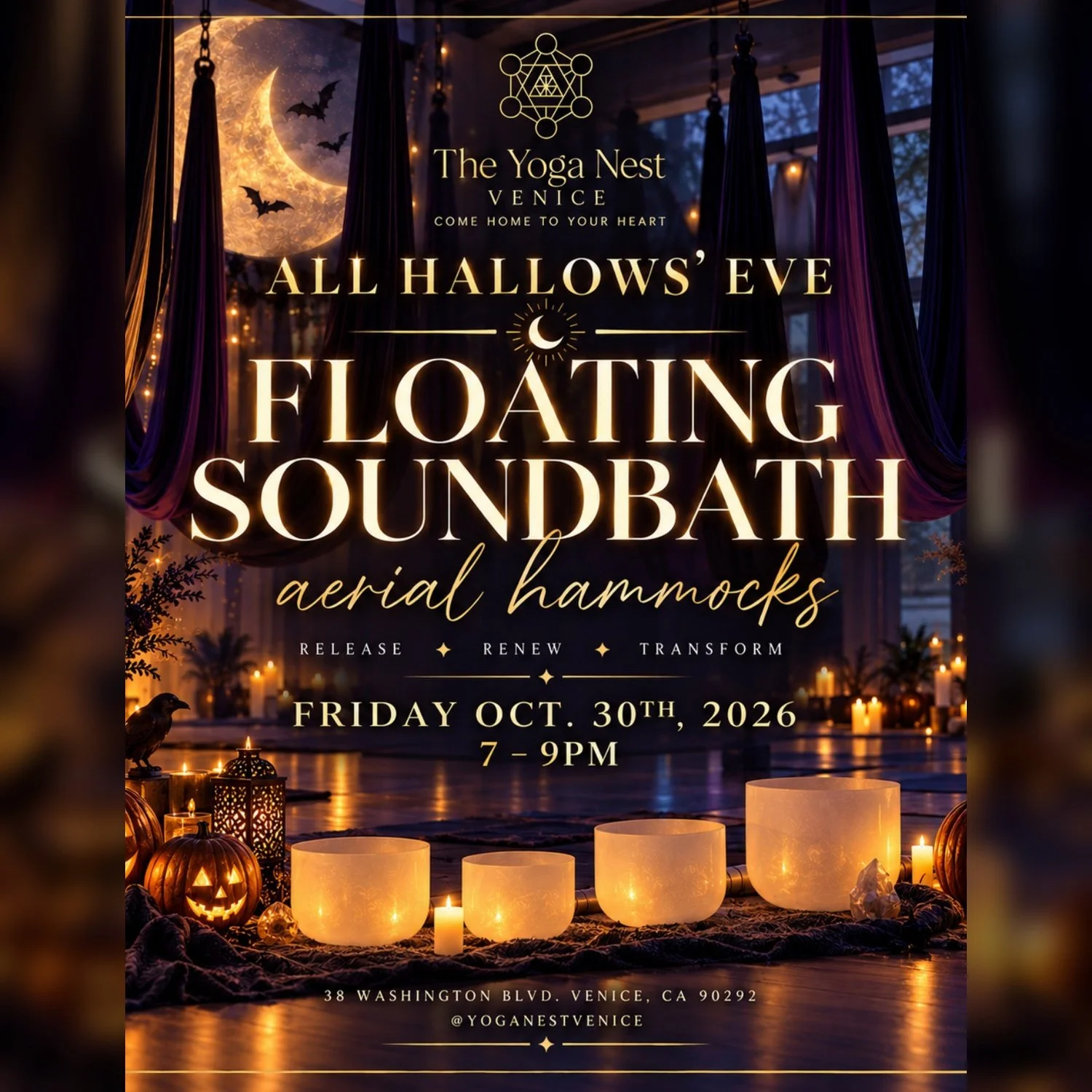 All Hallows' Eve Floating Sound Bath