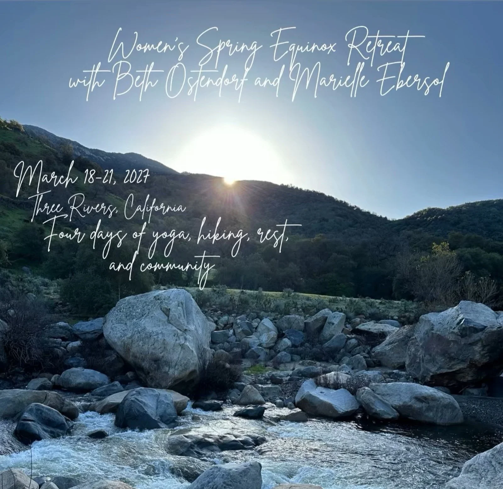 Women's Spring Equinox Retreat