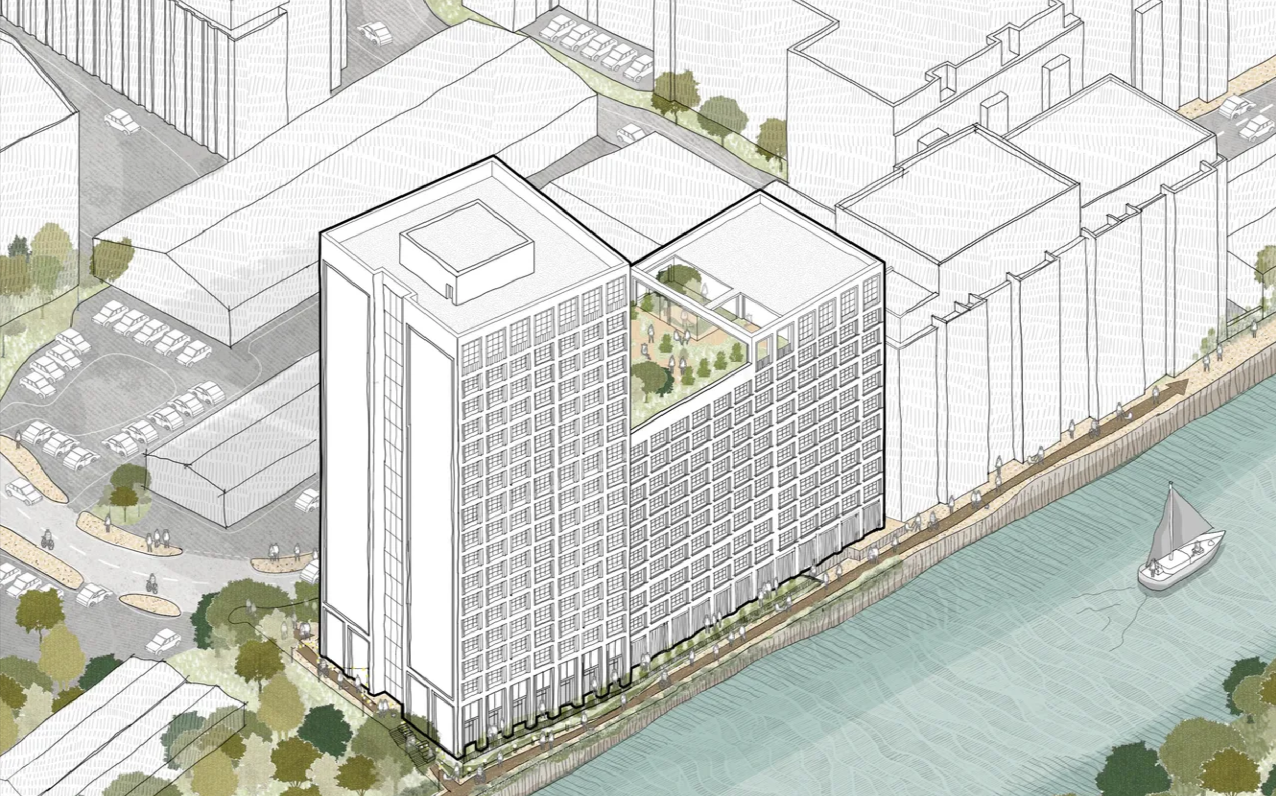 Developer plans 413-home Salford co-living scheme