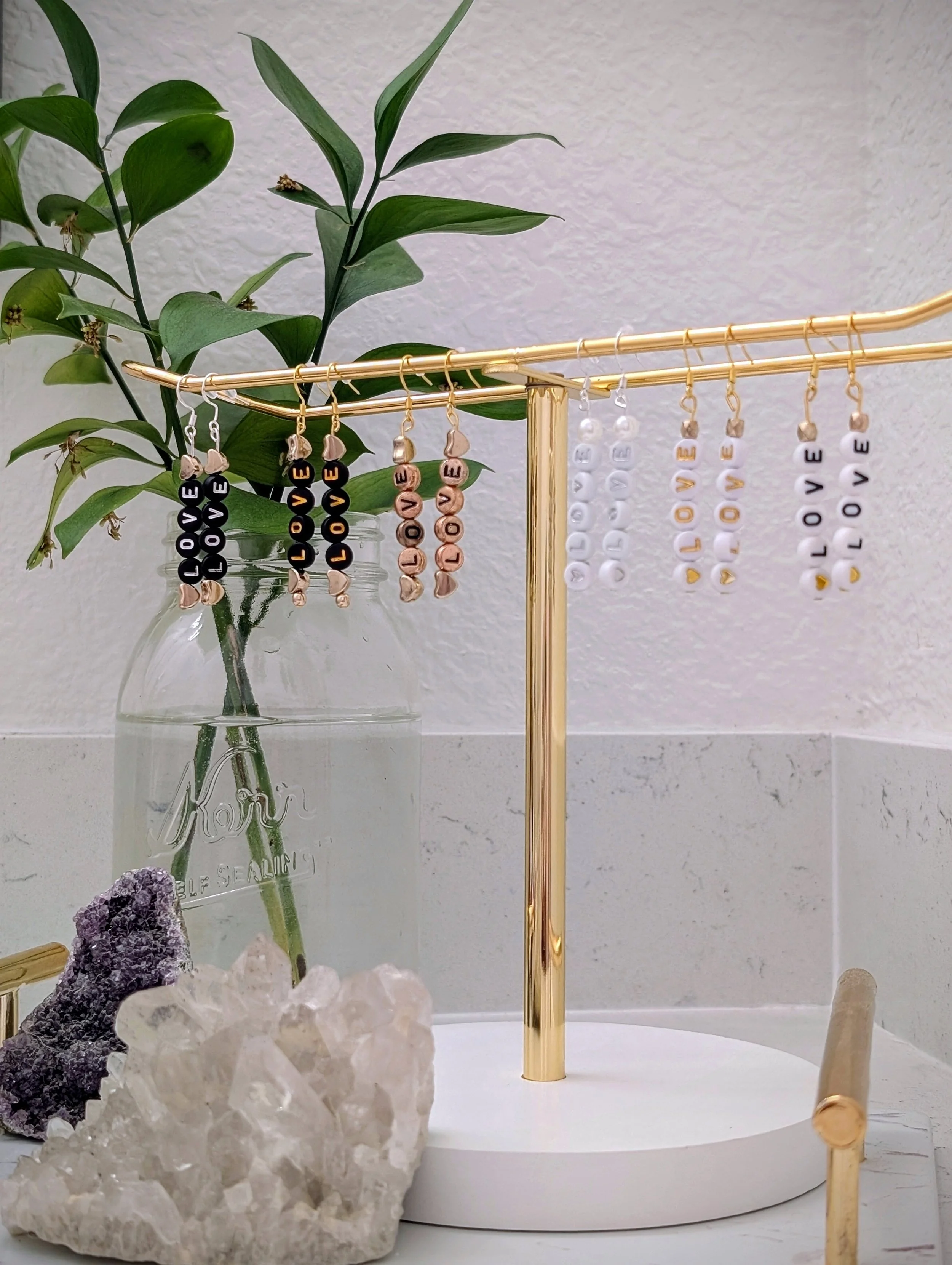 Friendship 'Bracelet' Love Earrings