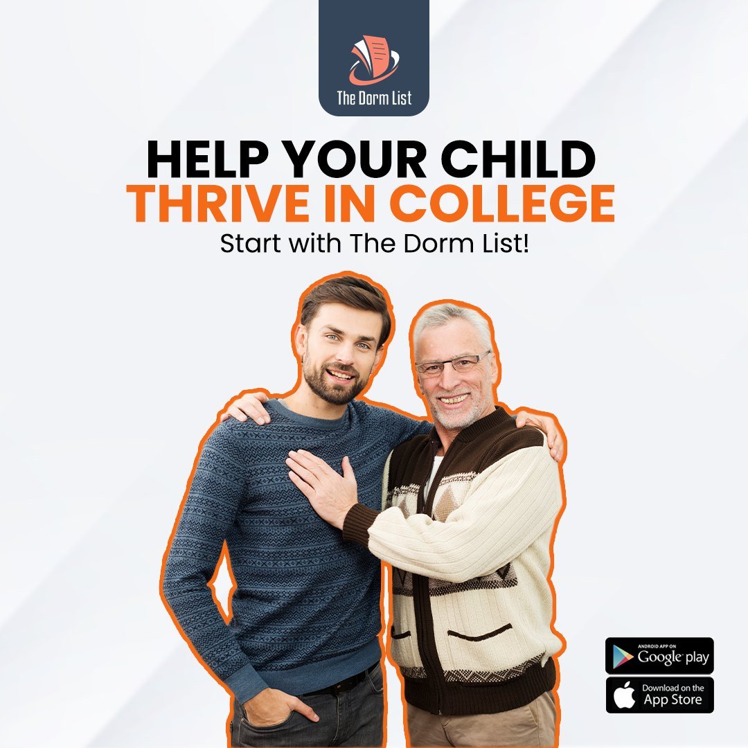 Set your child up for success in college with The Dorm List! 🚀 

✅ Our app helps you navigate the complexities of dorm life, from packing essentials to managing the move-in day. 

Give your child the best start possible. Download now! 📱

Link in bi