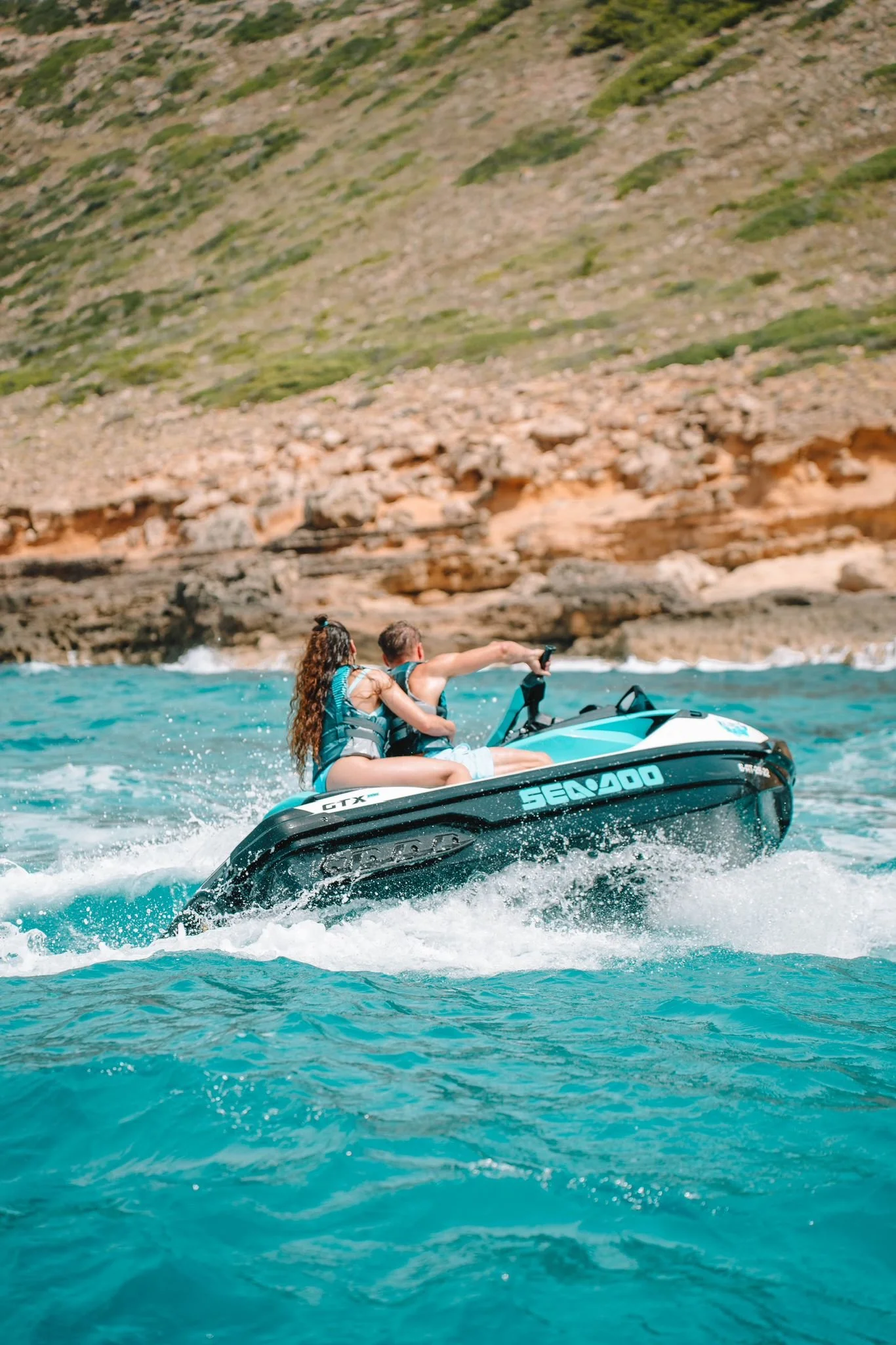 Jet ski safari in Mallorca: Explore Portopetro's hidden coastline