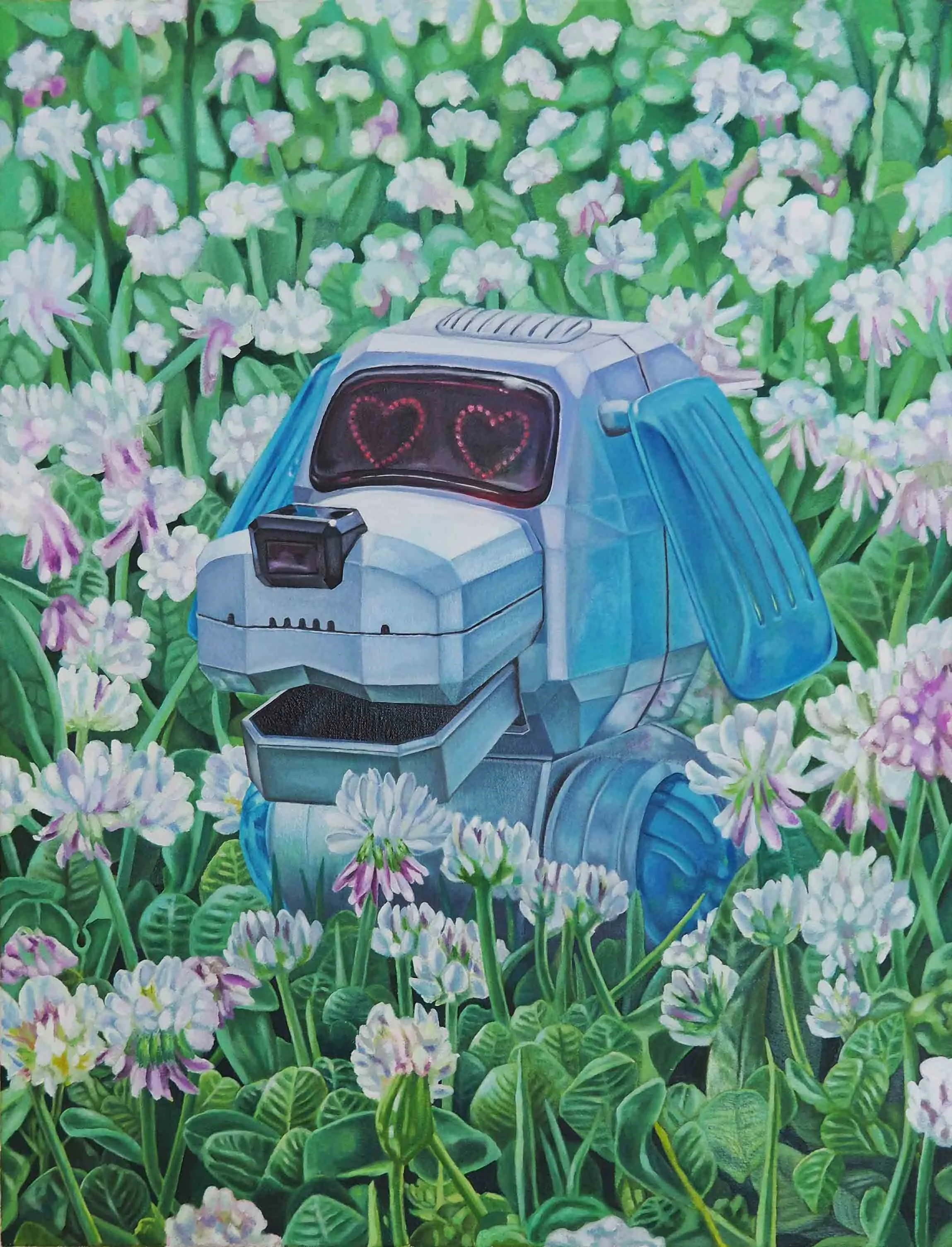 Robot Dog/65cm x 50cm/oil on canvas