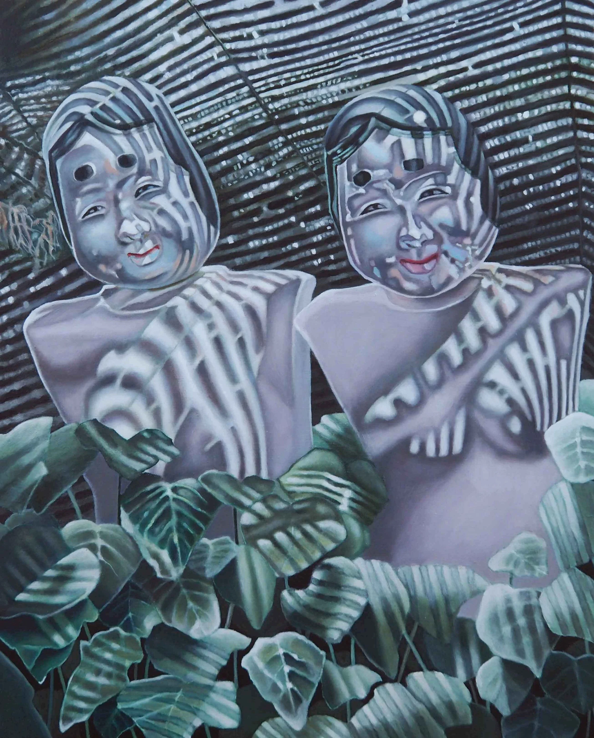 Maboroshi/40cm x 32cm/oil on wood panel
