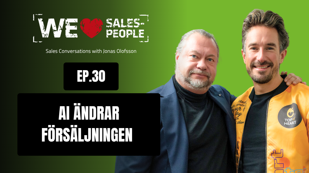 AI ändrar försäljningen – men inte rollen