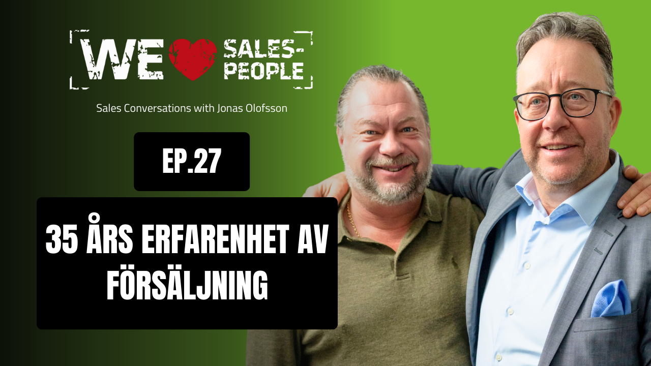 35 års erfarenhet av försäljning – en toppsäljares resa