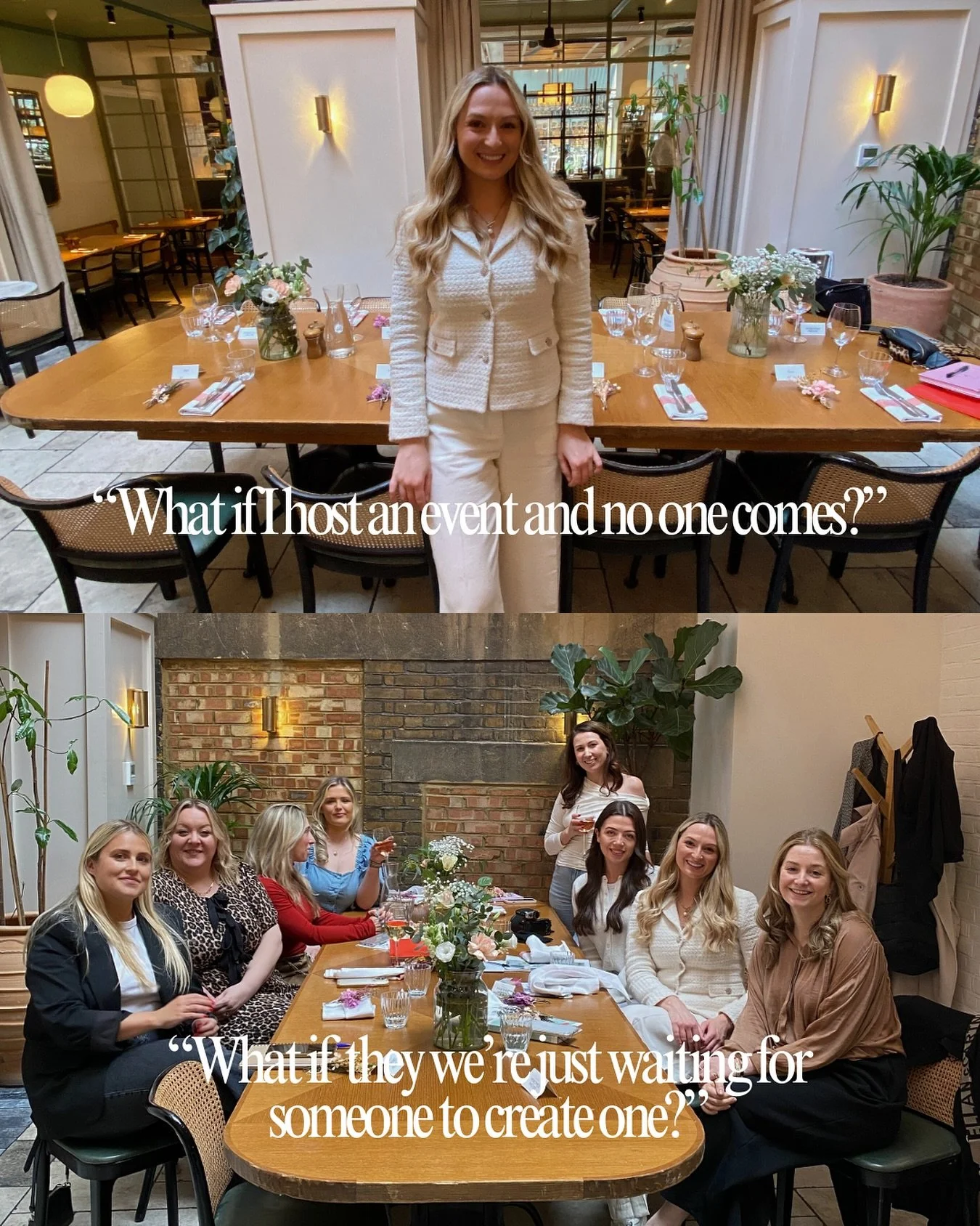 I think every entrepreneur and creator knows the feeling of, &ldquo;what if I create this and no one shows up&rdquo;.  
Especially when we put our hearts and souls into something. 

But what I&rsquo;ve learned is&hellip; sometimes you have to be the 