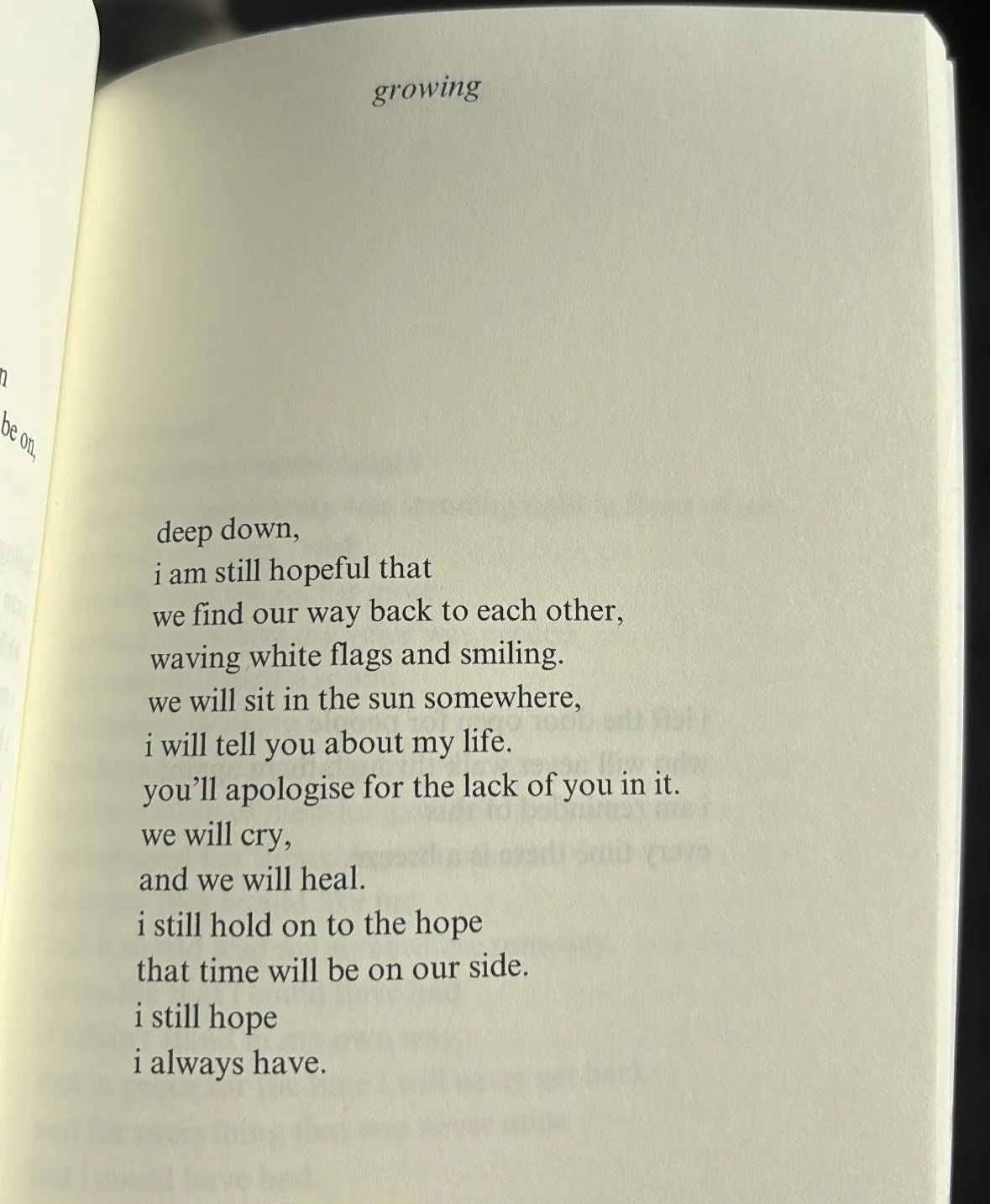 🤍 

from my book &lsquo;growing&rsquo; by katie cecilia on amazon 🌱✨

🏷️ #poetry #healingpoetry #poetrybook #healingpoem #poetrygram