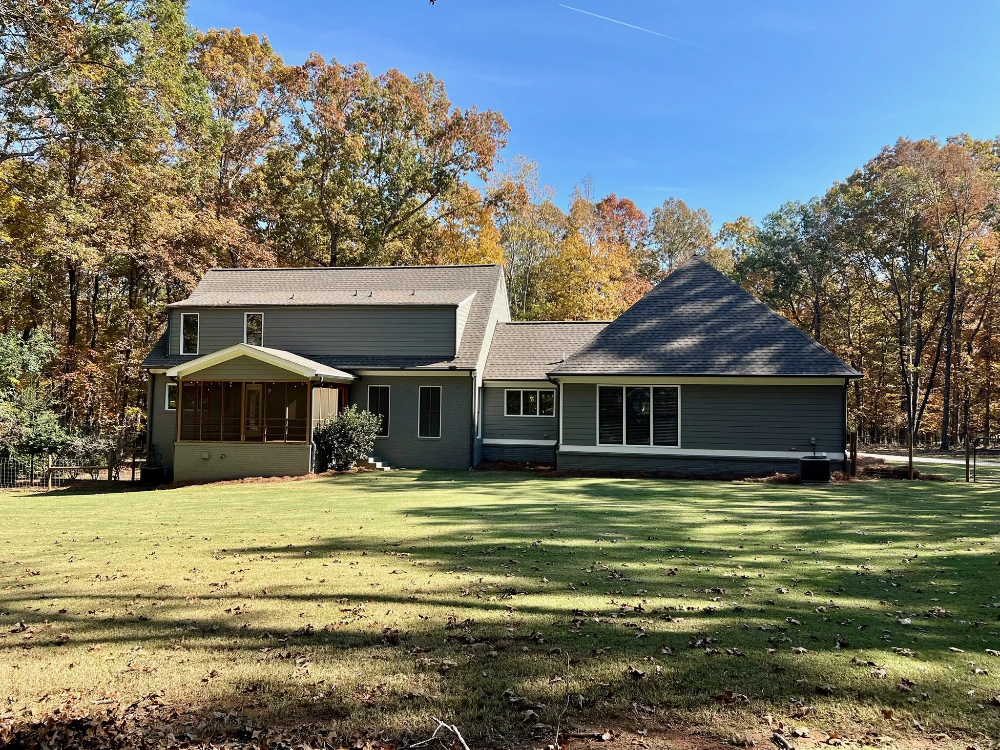 Updated rear elevation