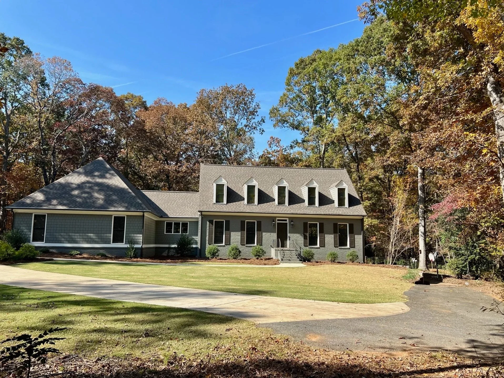 Oakmont remodel and addition in Winterville, GA.