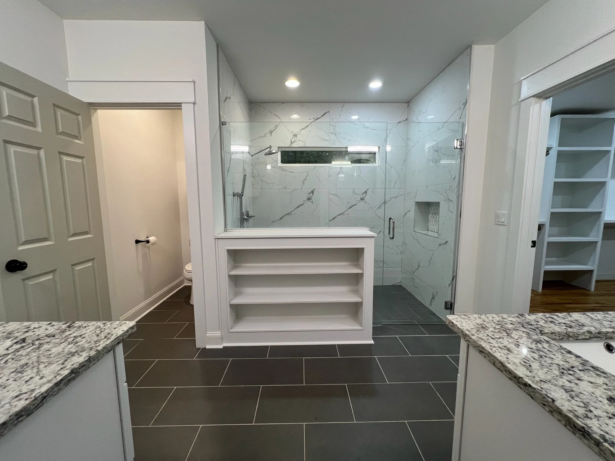 Updated master bathroom