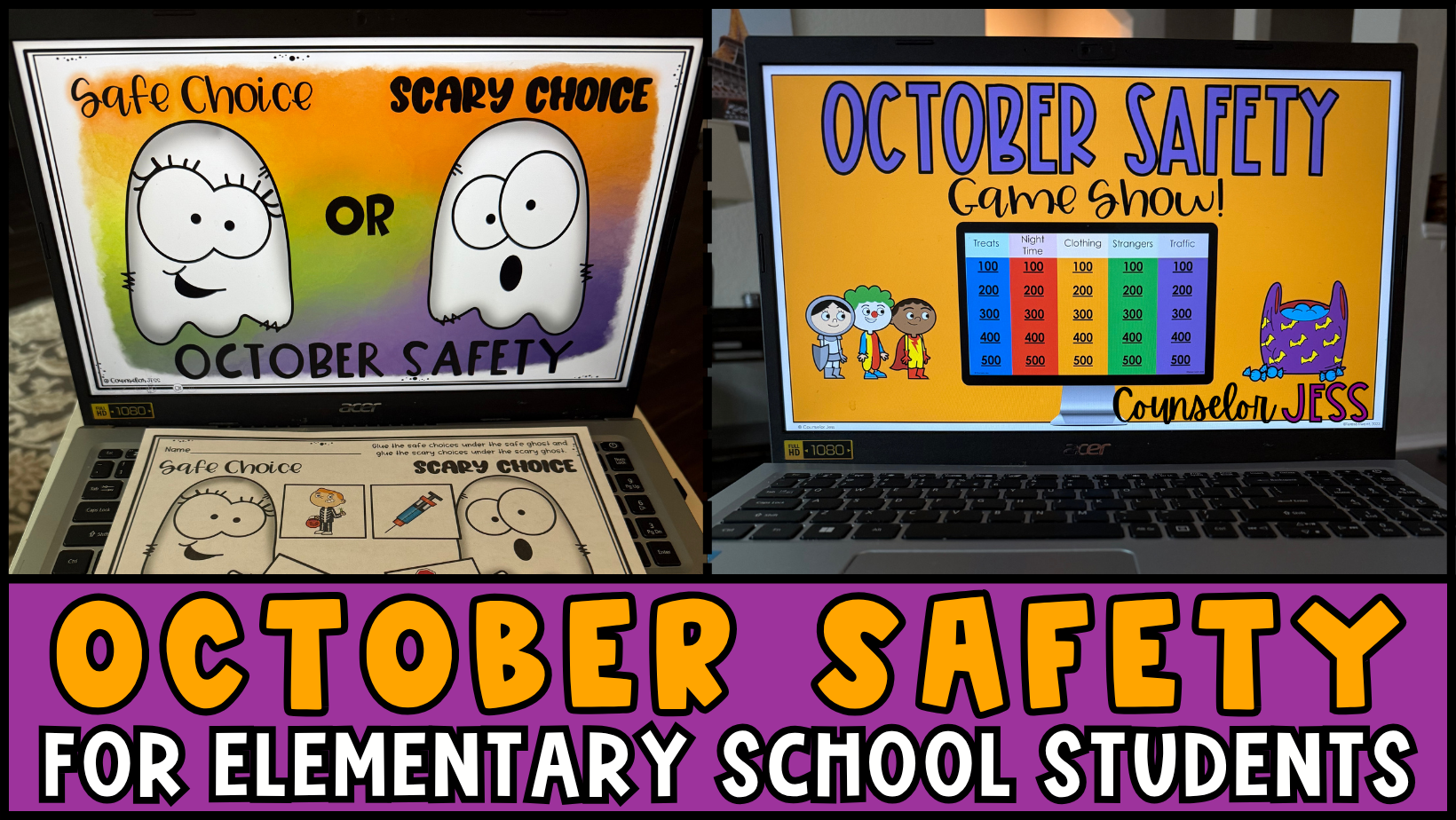 Teaching October Safety in Elementary