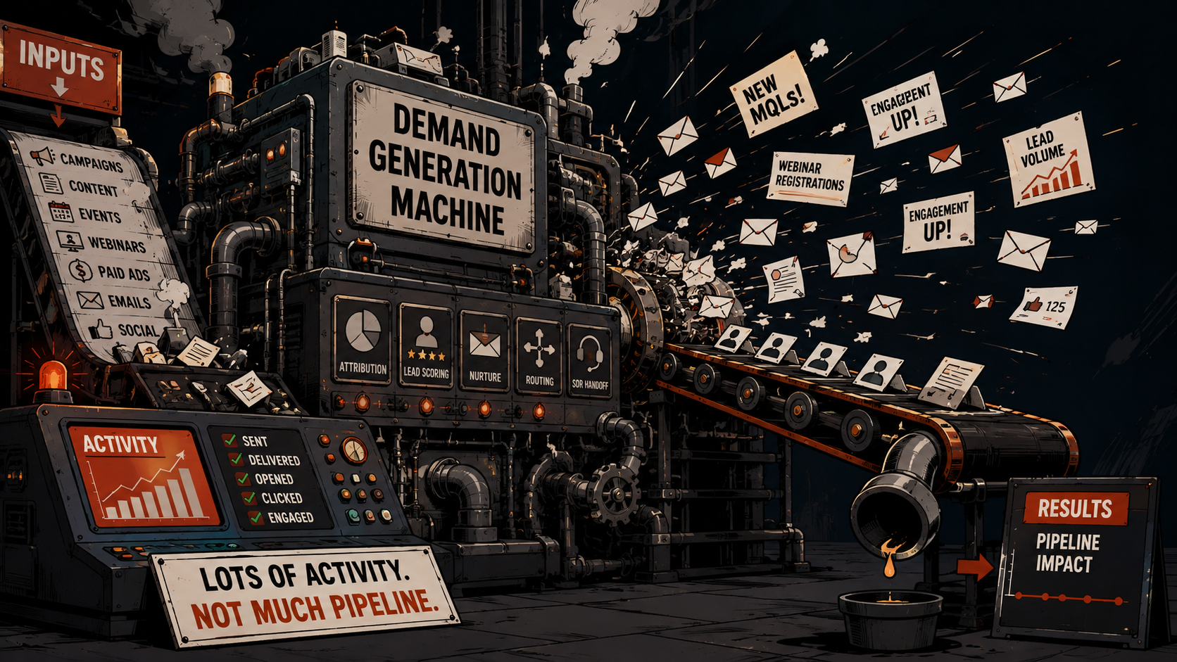 Why Most Demand Generation Feels Busy but Doesn’t Create Pipeline