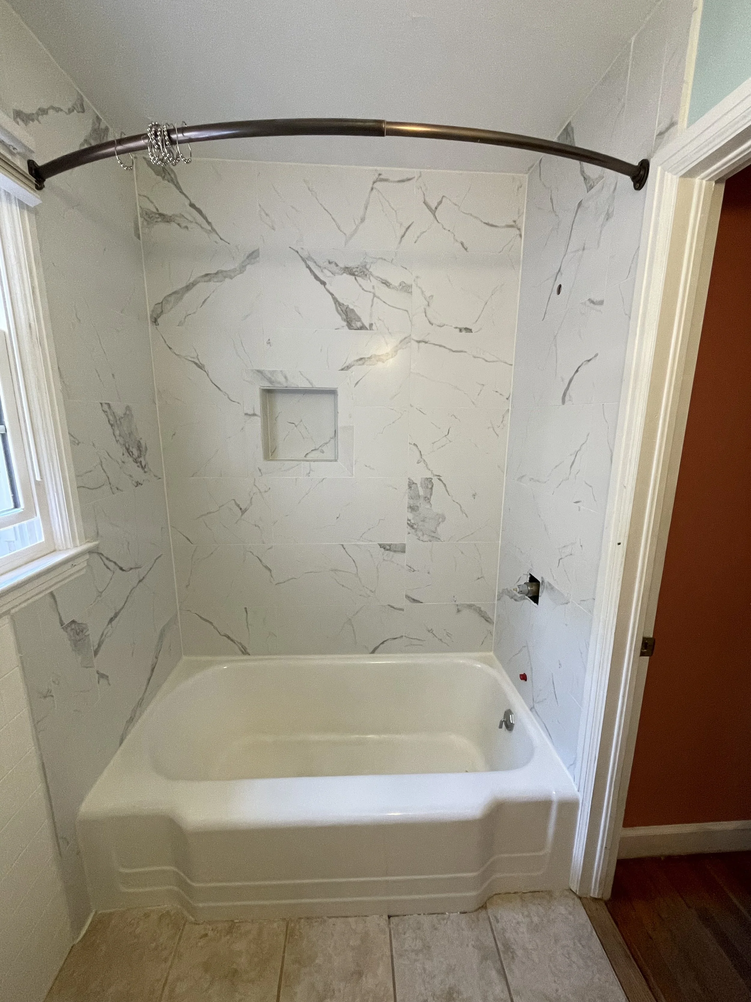 Talking Tile - Communication &amp; Creativity in a Shower Tile Renovation