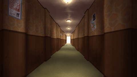 Hallway leading to Main Area.