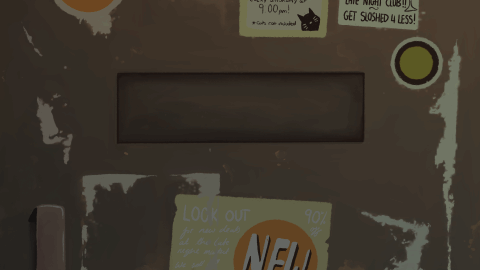 'Security Check' at entrance to convention venue.