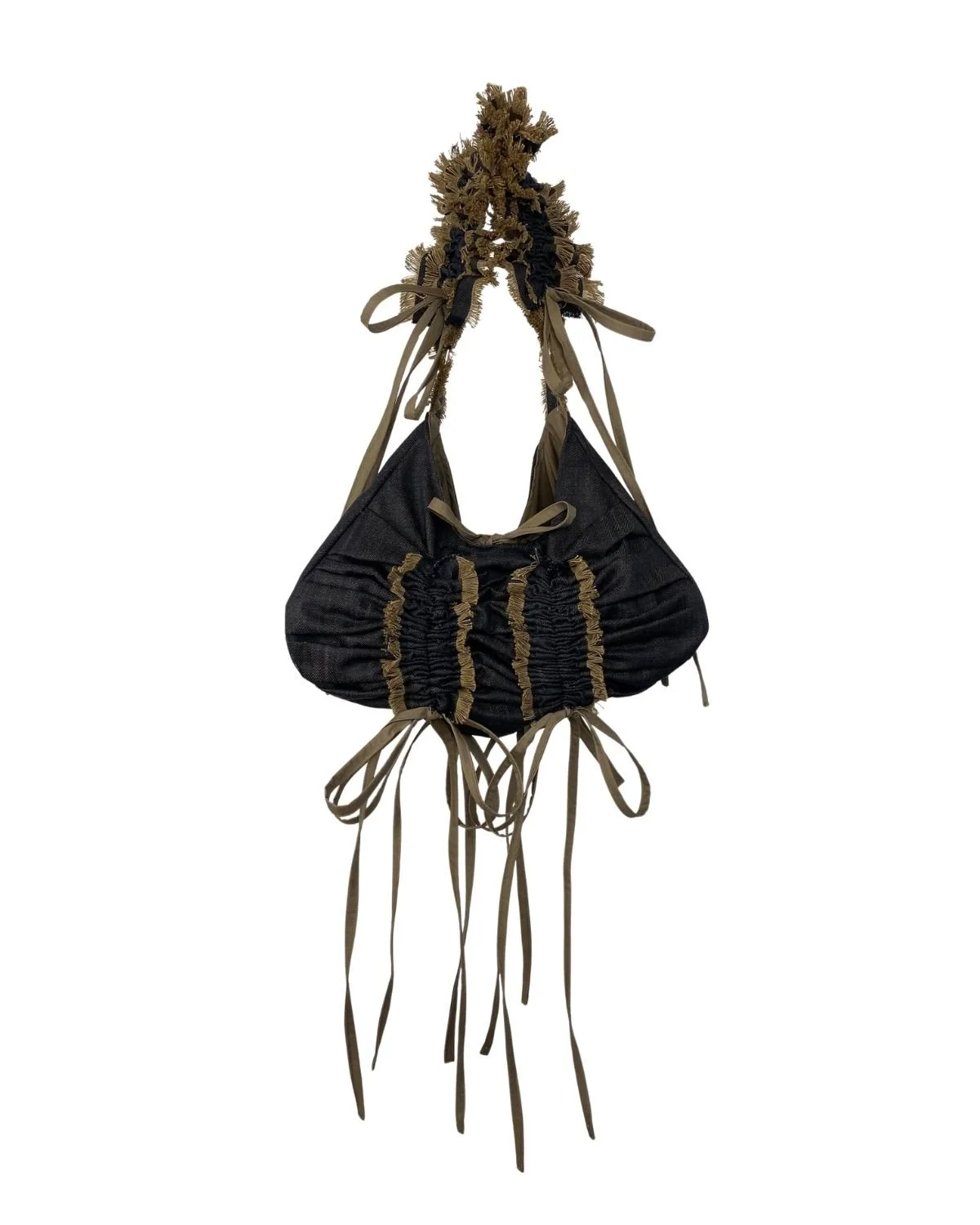 Ruffle Brown Fringe