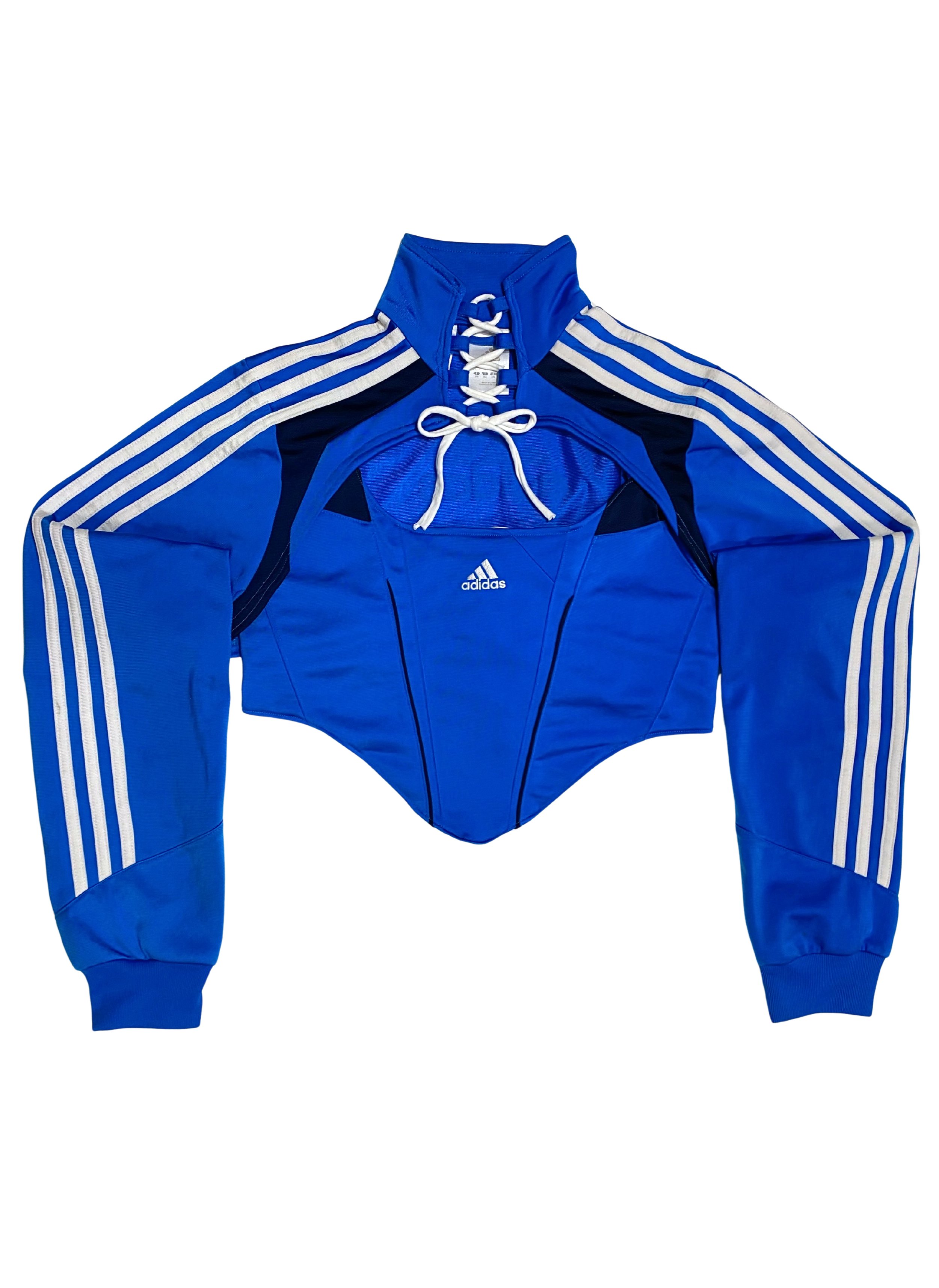 Reworked high neck corset jacket