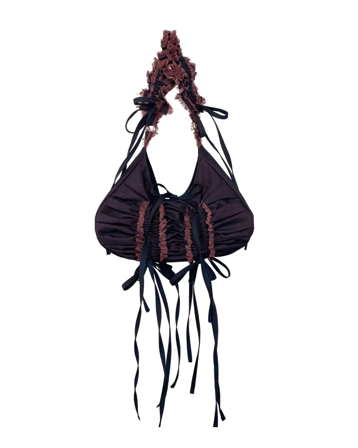 Ruffle Burgundy Night