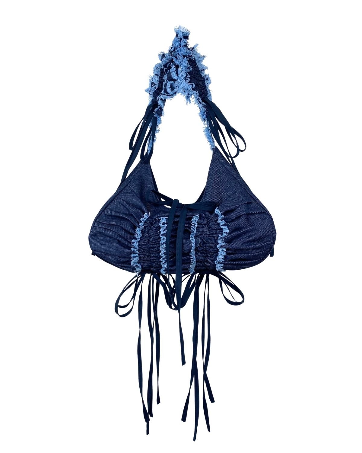Ruffle Baby Blue Fringe