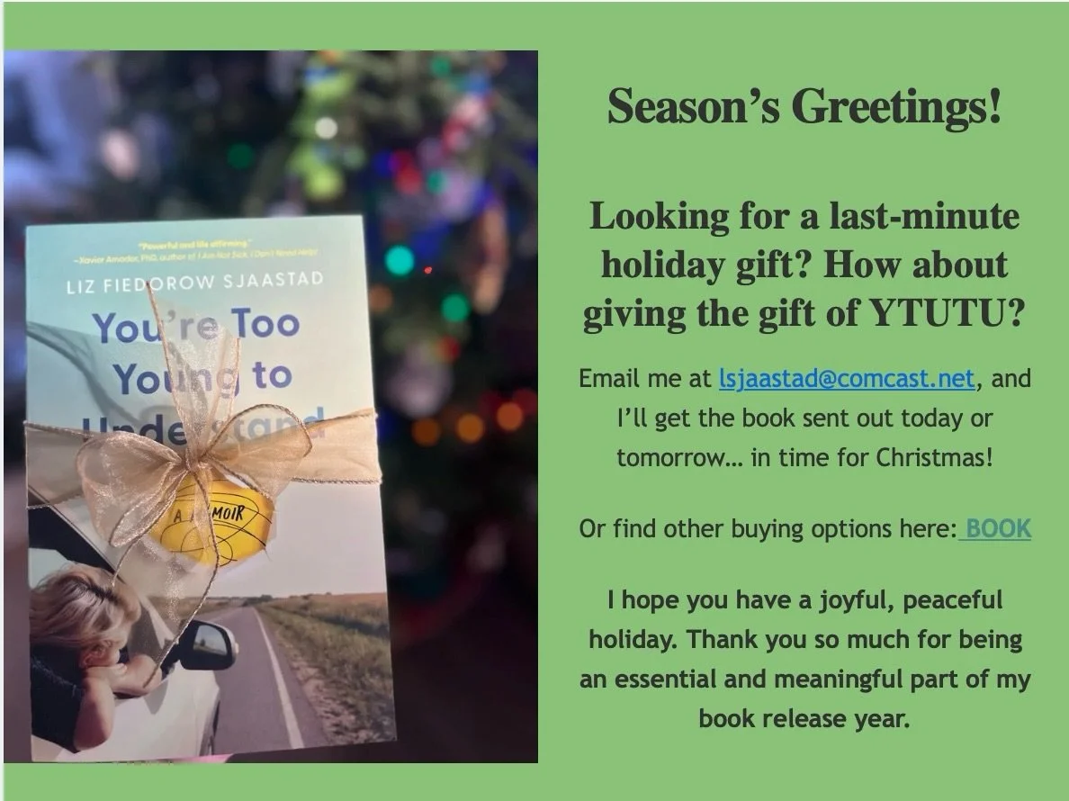 #lastminutegiftideas #indiebooks #youretooyoungtounderstand