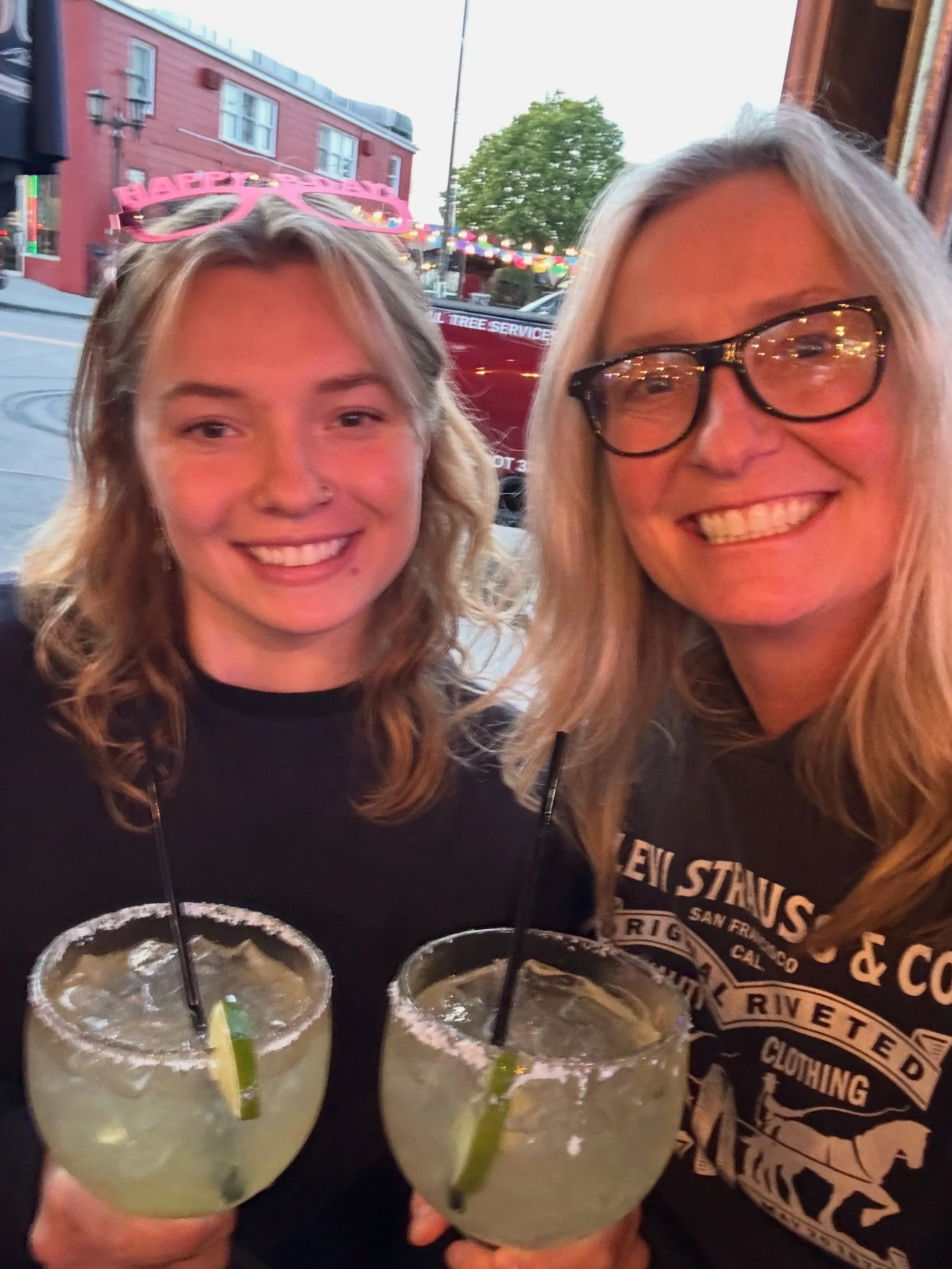 A few precious days every few months with my middle @elenasjaastad ! Now she&rsquo;s in her final summer working at the one and only, @campdunord. Fun celebrating the multi talented @camiacami with the party master, Eddie Chino!