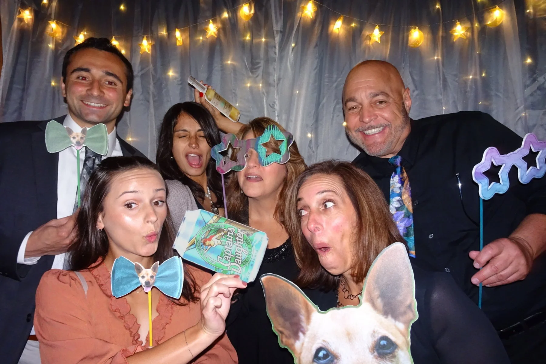 Photobooth Props in use.