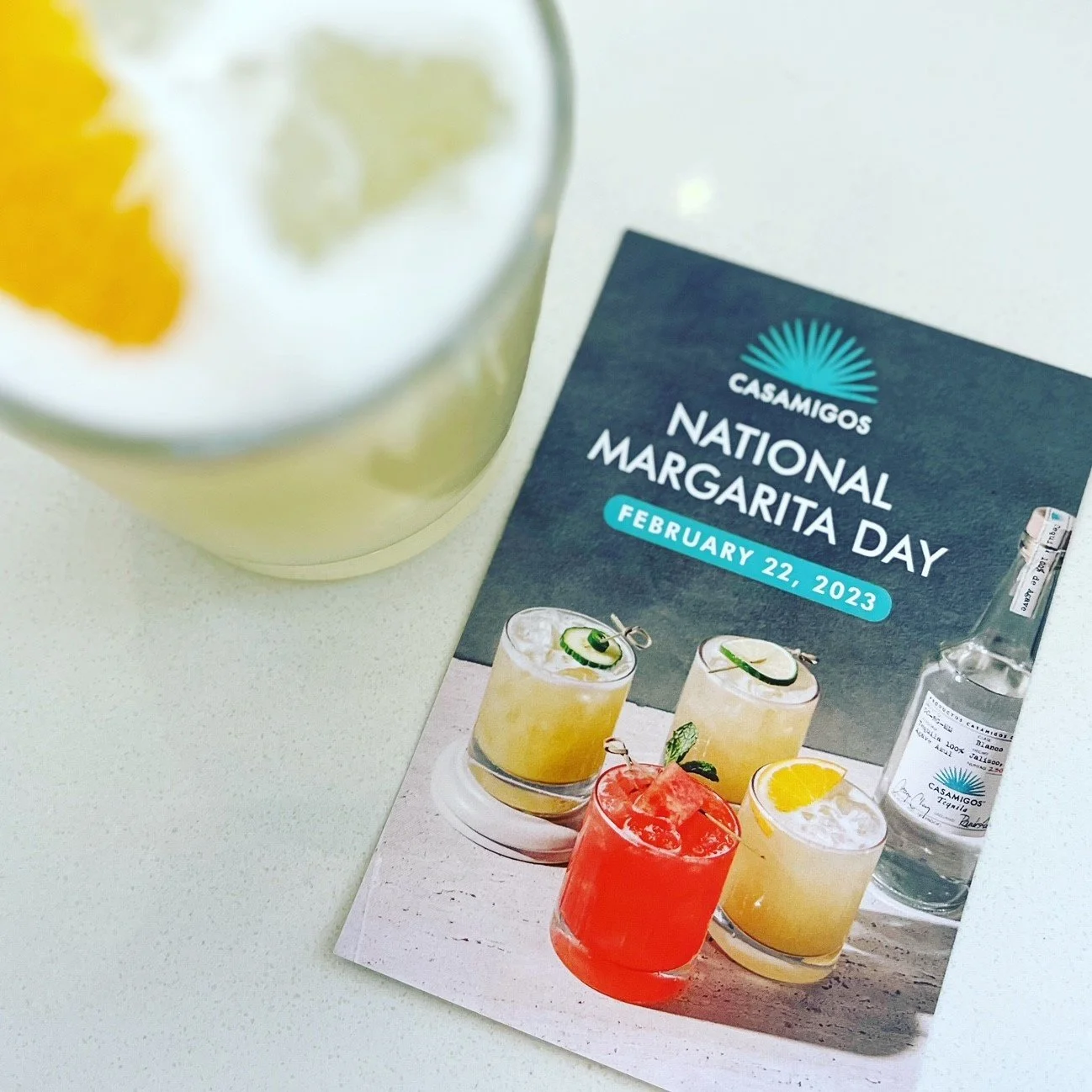 Casamigos template insert for BrandMuscle promoting National Margarita Day.