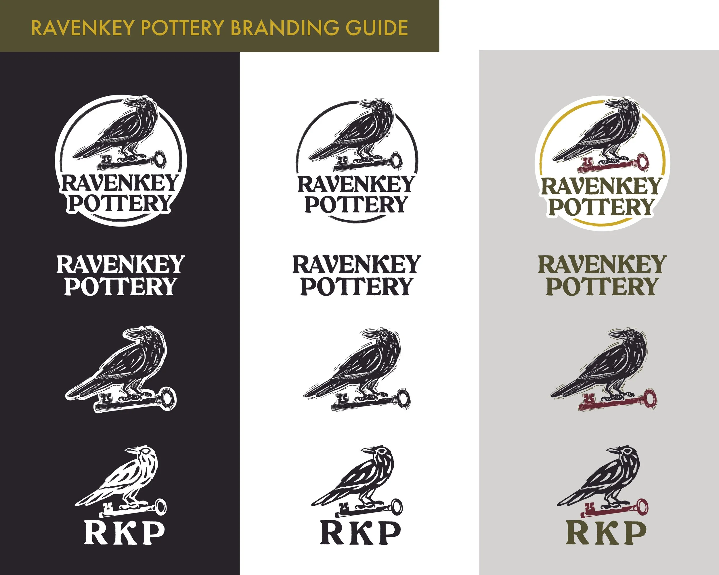 Branding guide, logo variants.