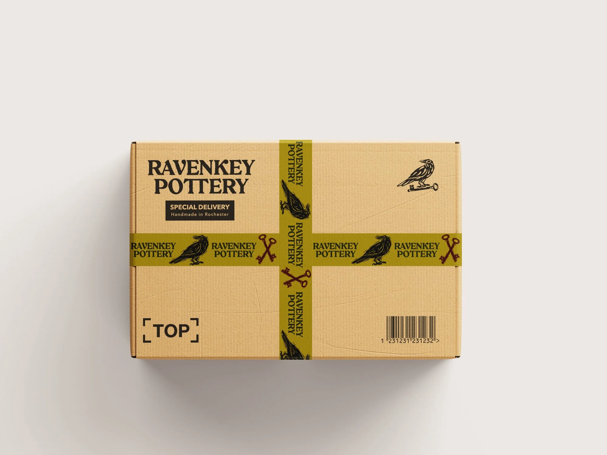 Shipping box and custom tape proposals.