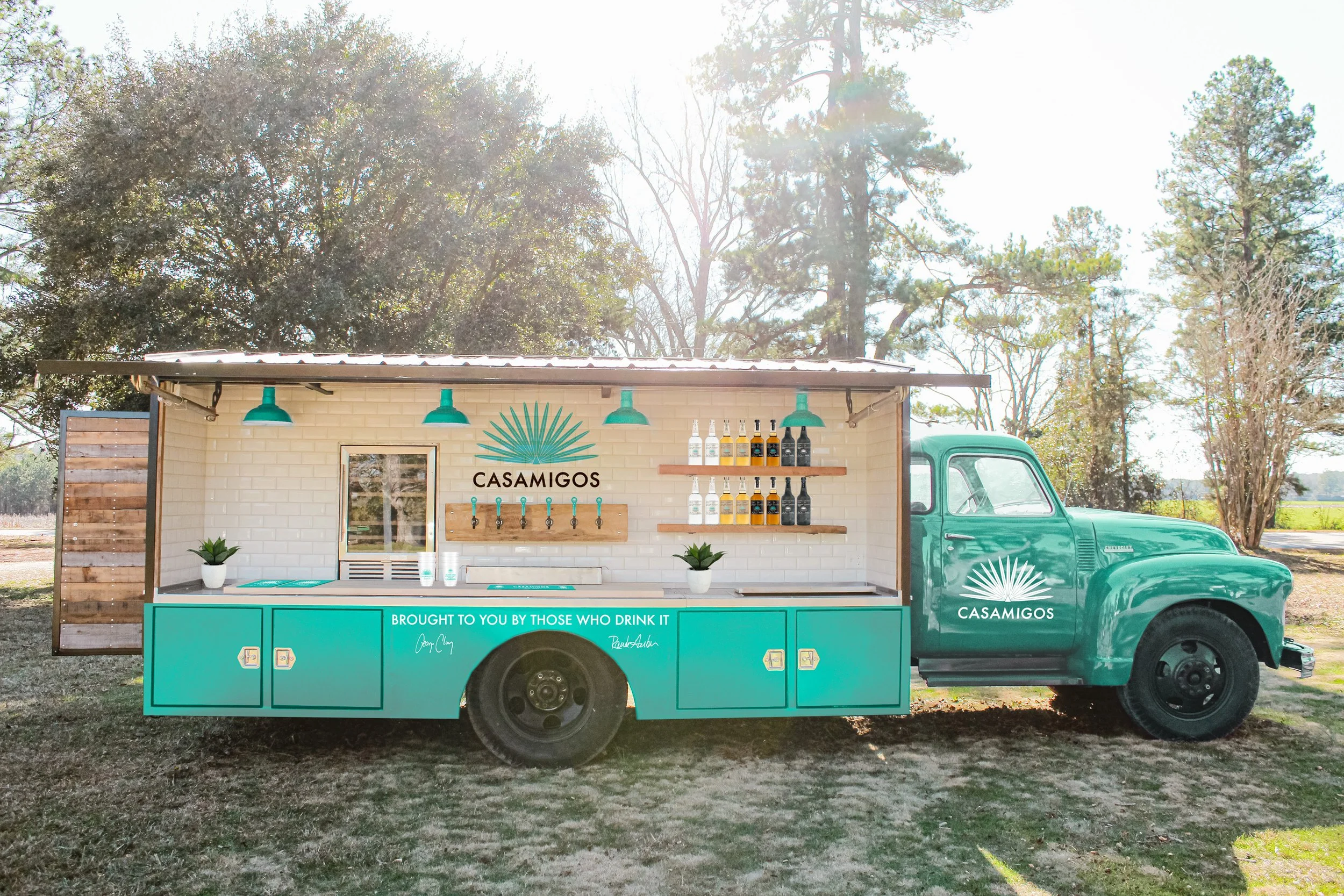 Mockup for Casamigos x Omni TX Ranch Water Truck activation.
