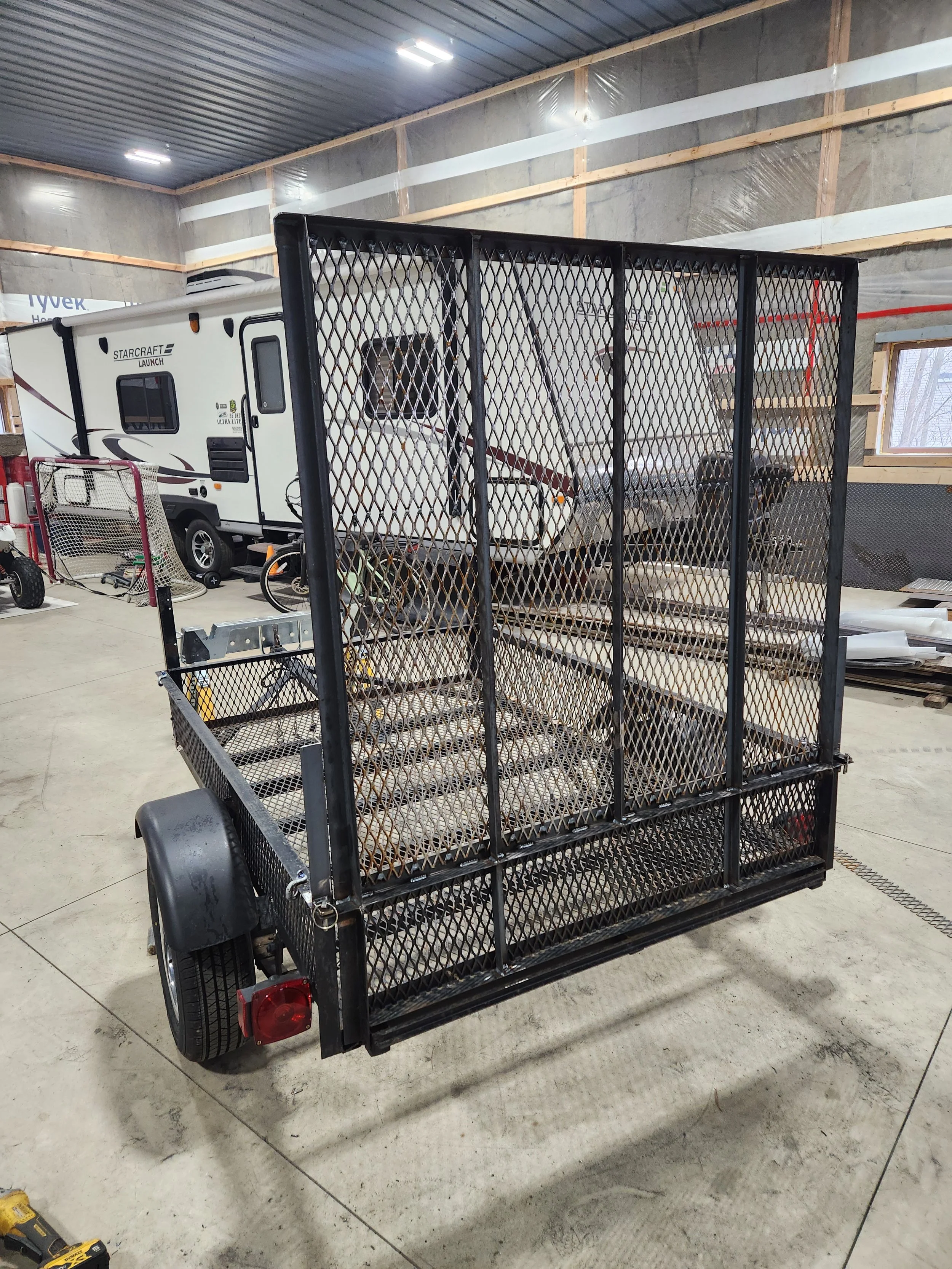 Trailer ramp added to trailer