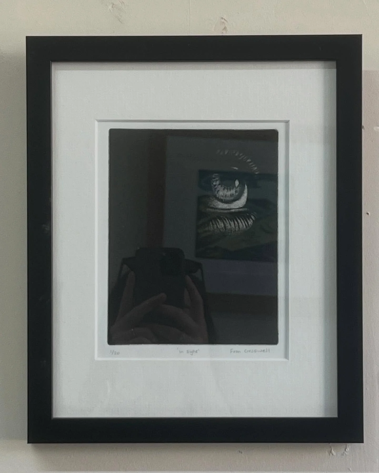 Sold one of these &lsquo;In Sight&rsquo; prints at the @bipartprintmaking Open House yesterday. 

I also bought a couple of etchings by some very talented fellow BIP artists&hellip; it&rsquo;s all about balance 😆

But seriously. I love seeing my pri